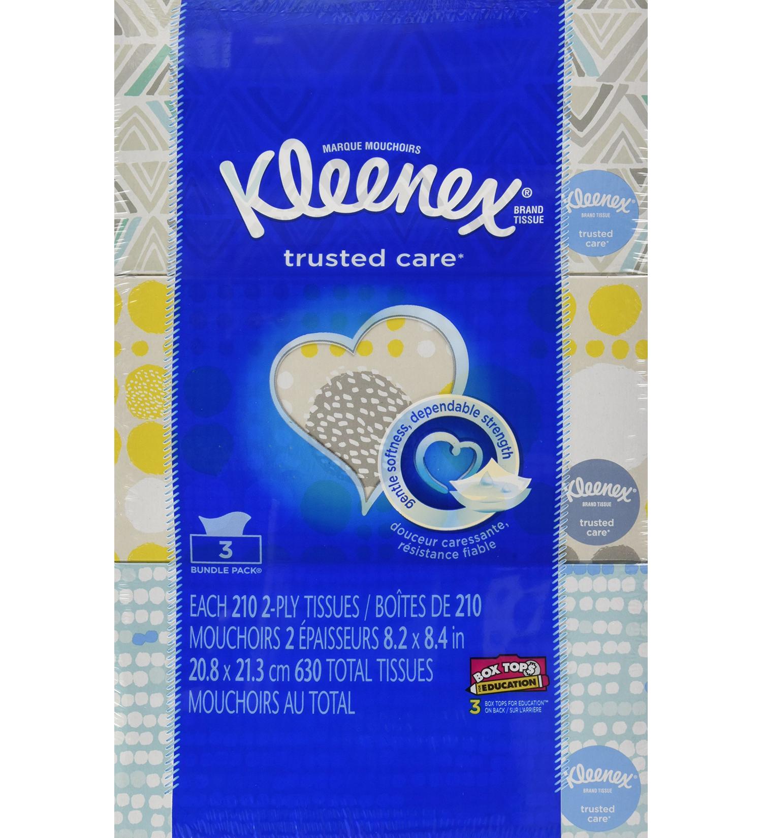 Kleenex 2-Ply White Tissues A4016 - 210 Count (Pack of 3) | Soft & Absorbent - Buy Online on GoSupps.com