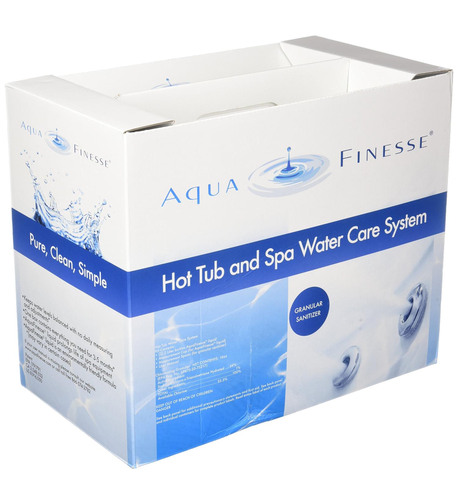 AquaFinesse Hot Tub Water Care Kit - Dichlor Powder for Ultimate Sanitization | International Shipping Available - Buy Online on GoSupps.com