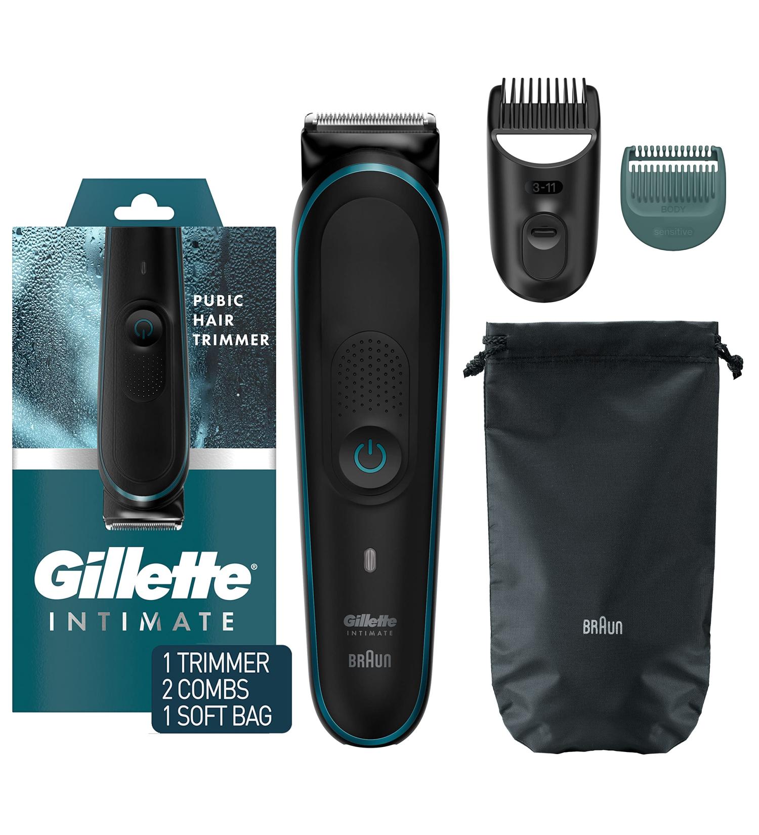 Gillette Intimate Ball Trimmer for Men - Waterproof Manscape Body Groomer - Buy Online on GoSupps.com