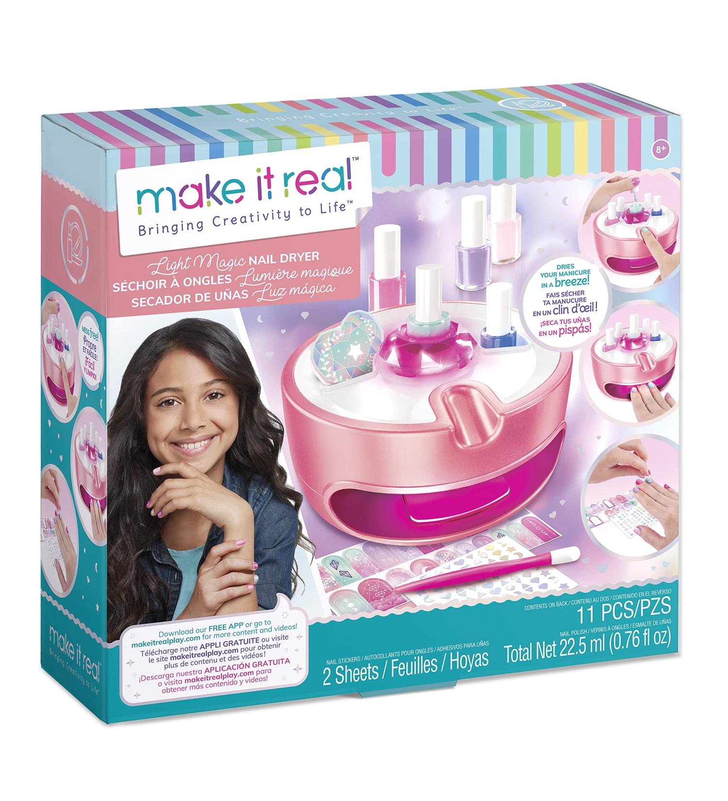 Make It Real Light Magic Nail Studio - Professional Nail Art for Kids | International Shipping Available - Buy Online on GoSupps.com