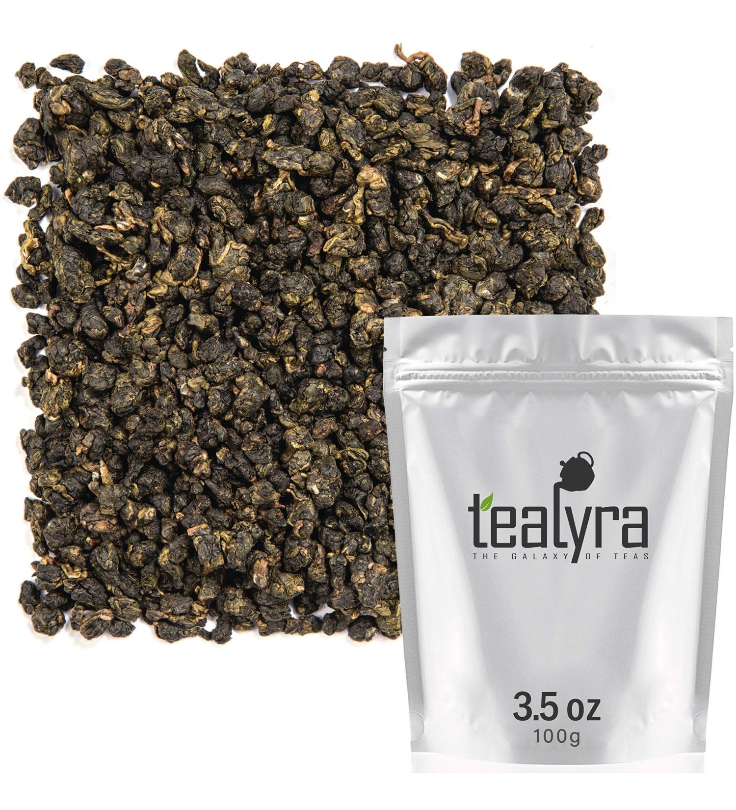 Tealyra Taiwanese Jin Xuan Milk Oolong Tea 100g - High Mountain Loose Leaf - Buy Online on GoSupps.com