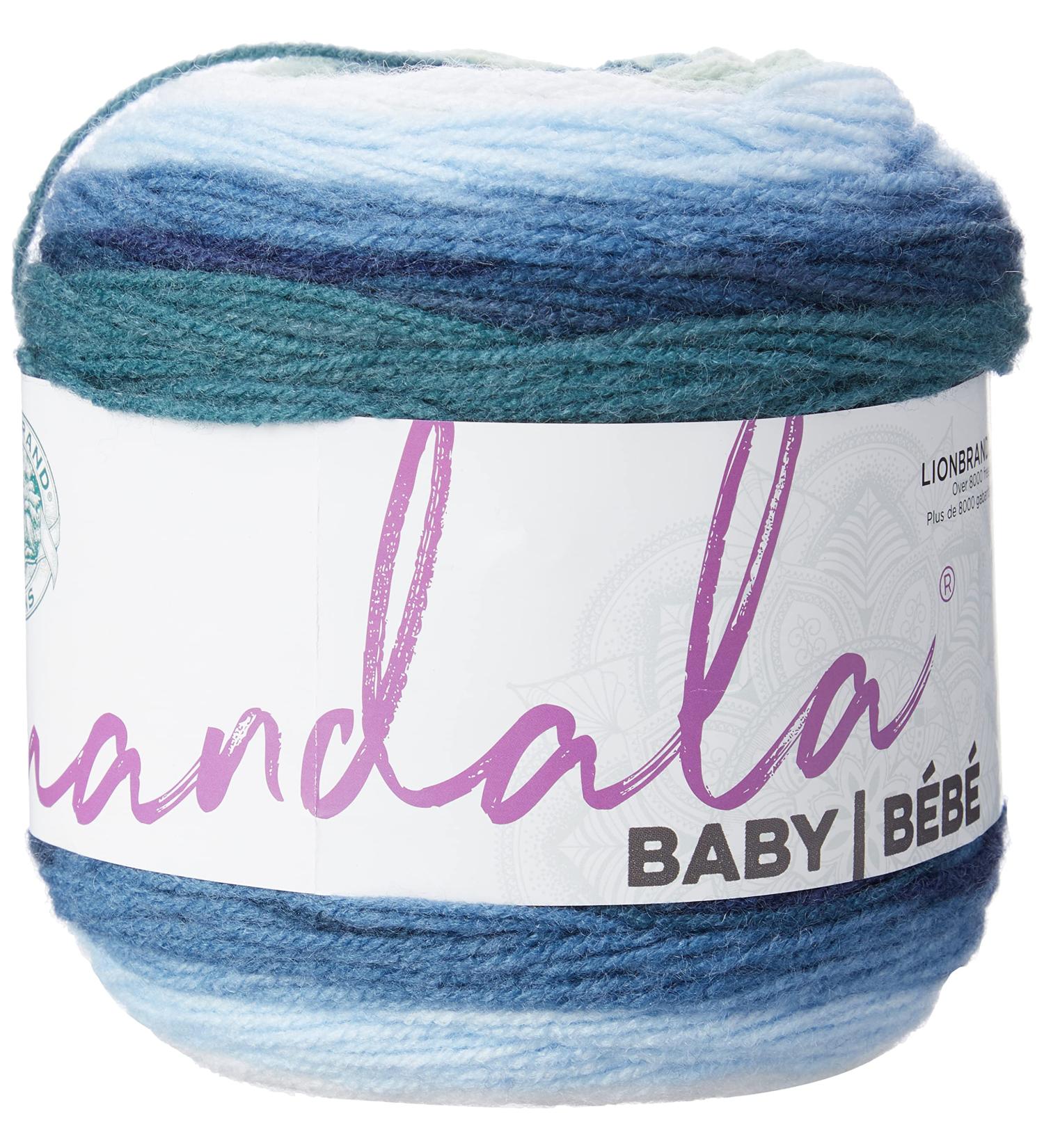1 Skein Lion Brand Mandala Baby Yarn - Echo Caves | Vibrant Color | Soft & Durable - Buy Online on GoSupps.com