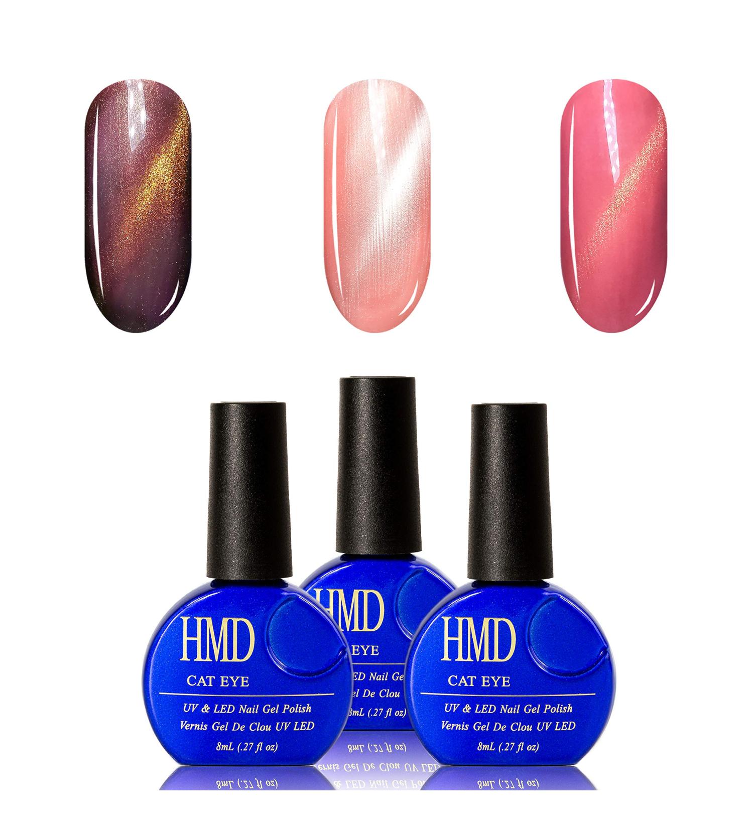 Canada HMD Soak Off UV LED Super 3D Cateye Gel Polish (3 Colors Value Package) - Buy Online on GoSupps.com