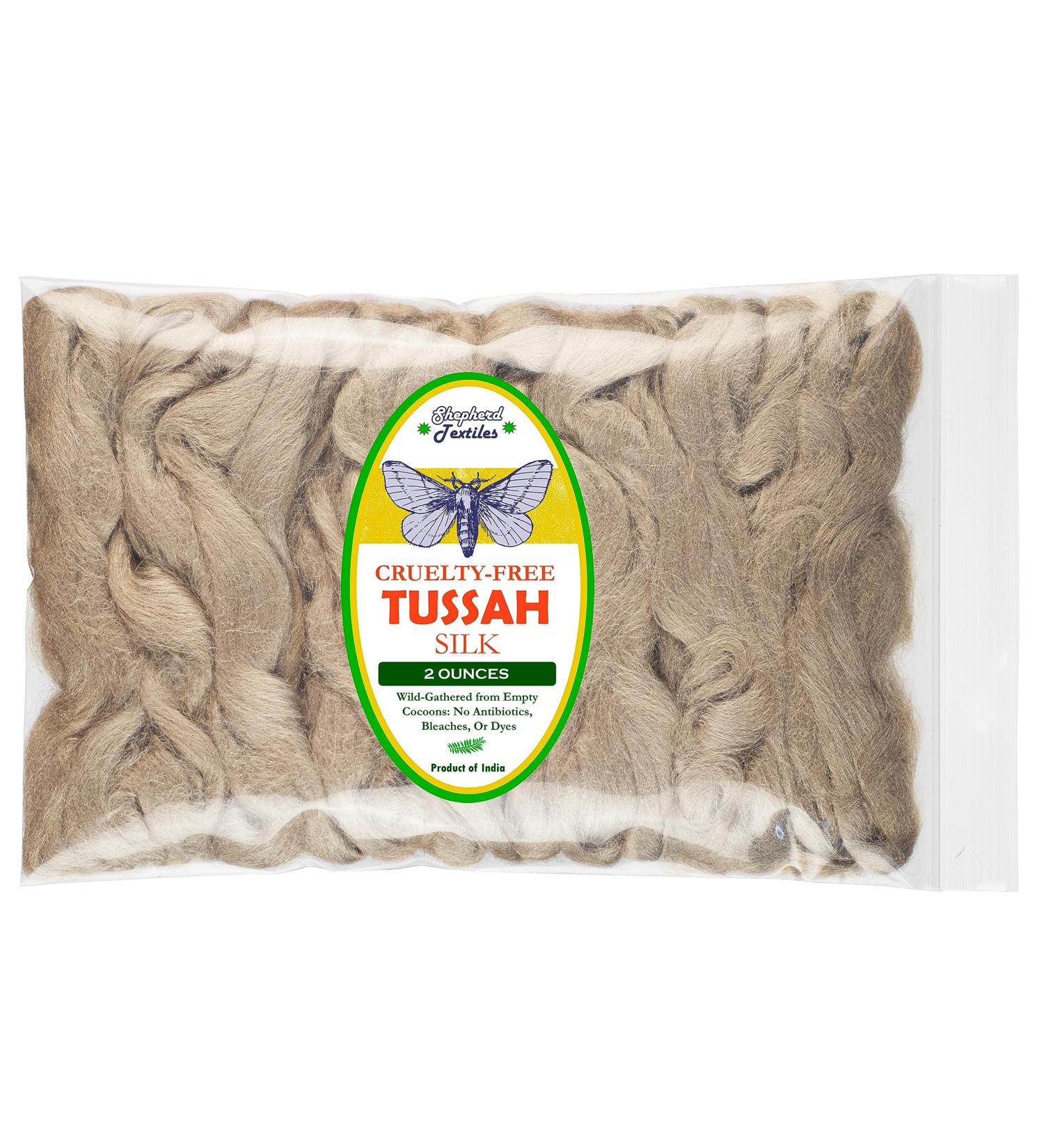 Buy Cruelty-Free Tussah Silk for Soap Making - Wild Gathered Cocoons (2 oz) | Eco-Friendly Craft Supplies - Buy Online on GoSupps.com
