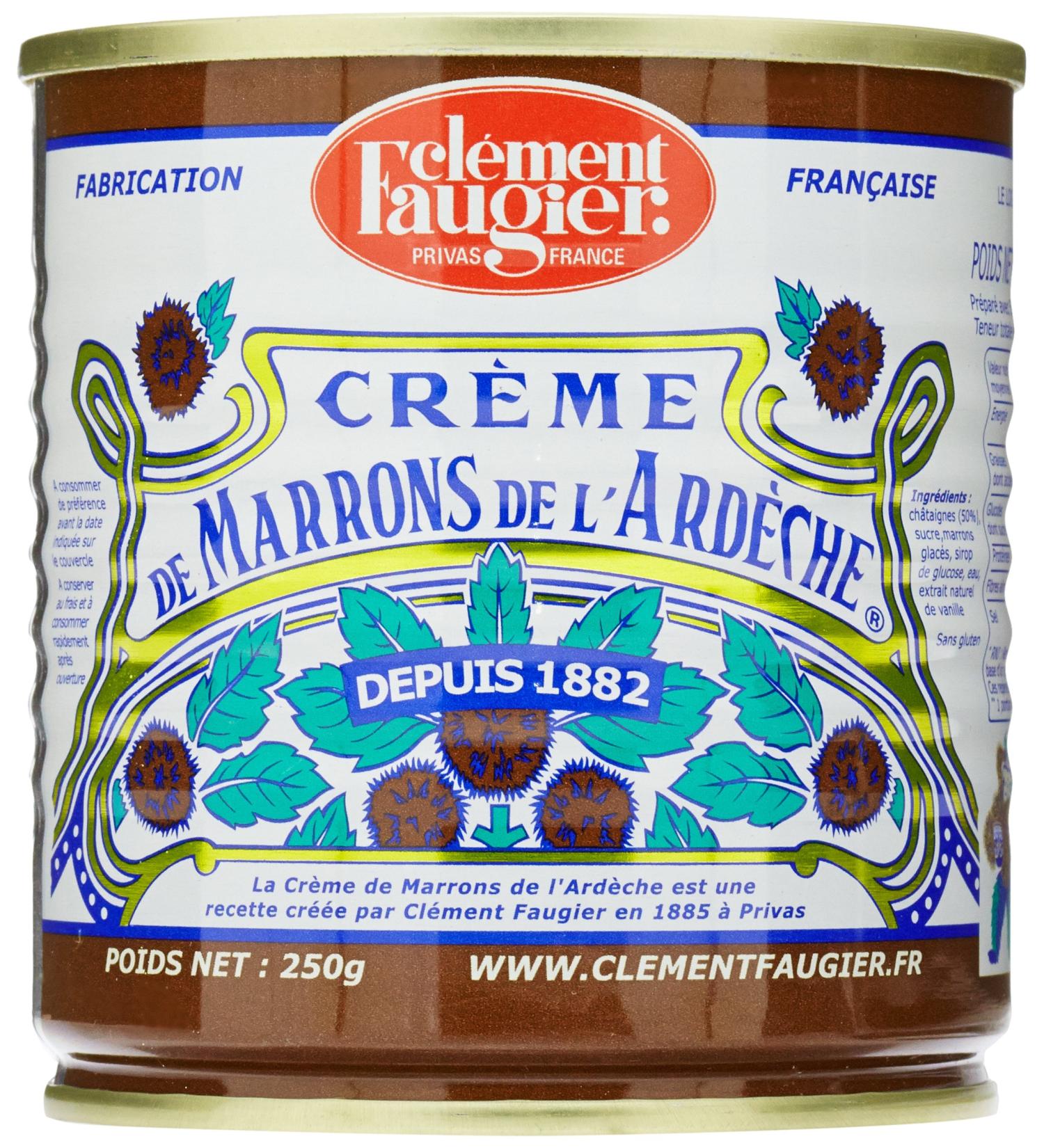 Cl ment Faugier - Cream of Chestnuts of the Ard che - 250g - Lot of 6 - Buy Online on GoSupps.com