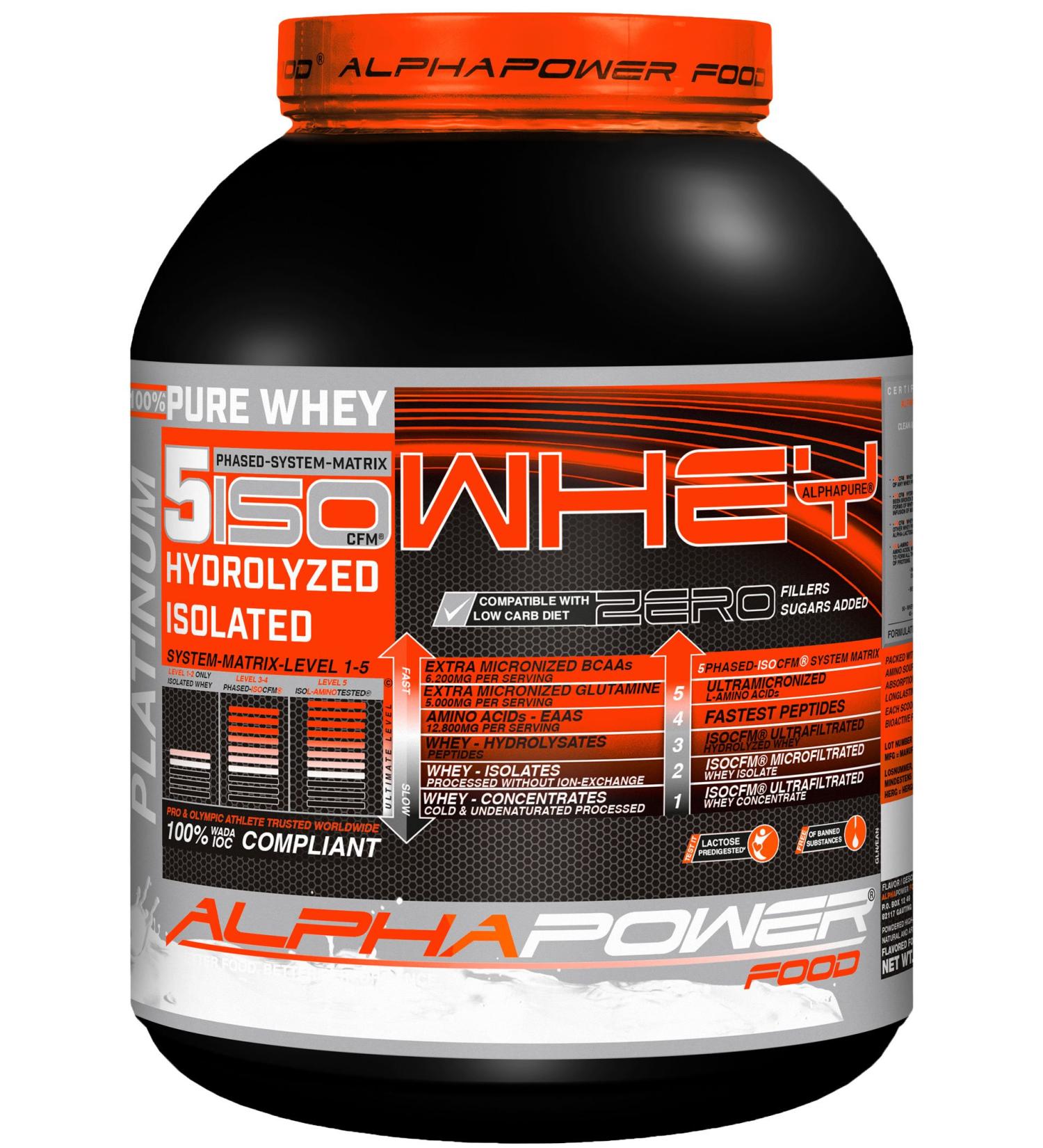 Alphapower CFM Whey Isolate Protein Powder - 2kg Vanilla & Chocolate Egg White Shake - Premium Isolate for Optimal Performance - Buy Online on GoSupps.com