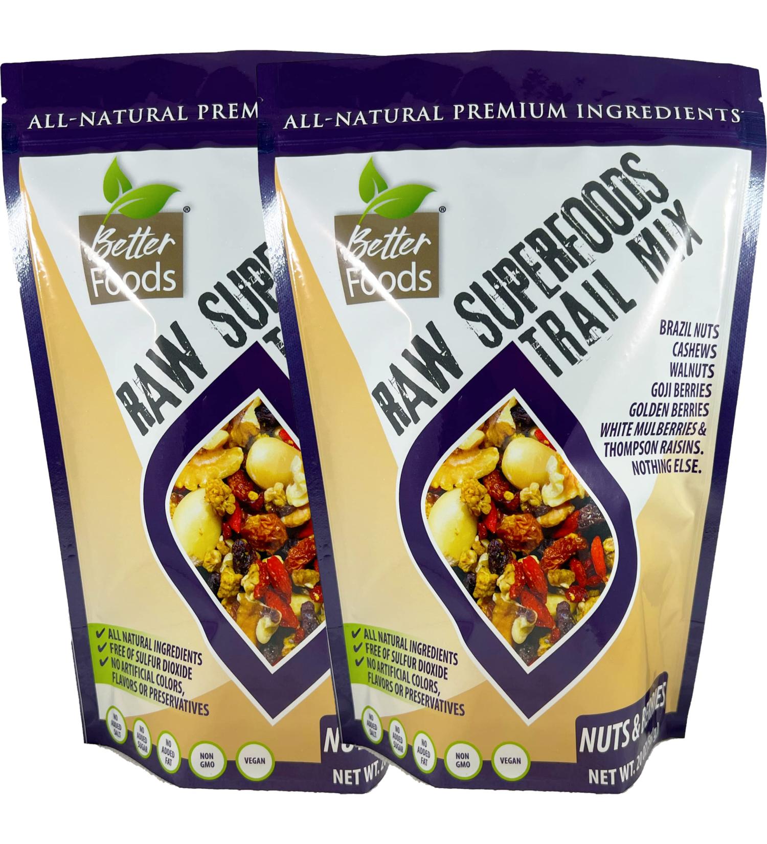BetterFoods Trail Mix - Nut & Berry Snack Pack | 2 Pack - Buy Online on GoSupps.com