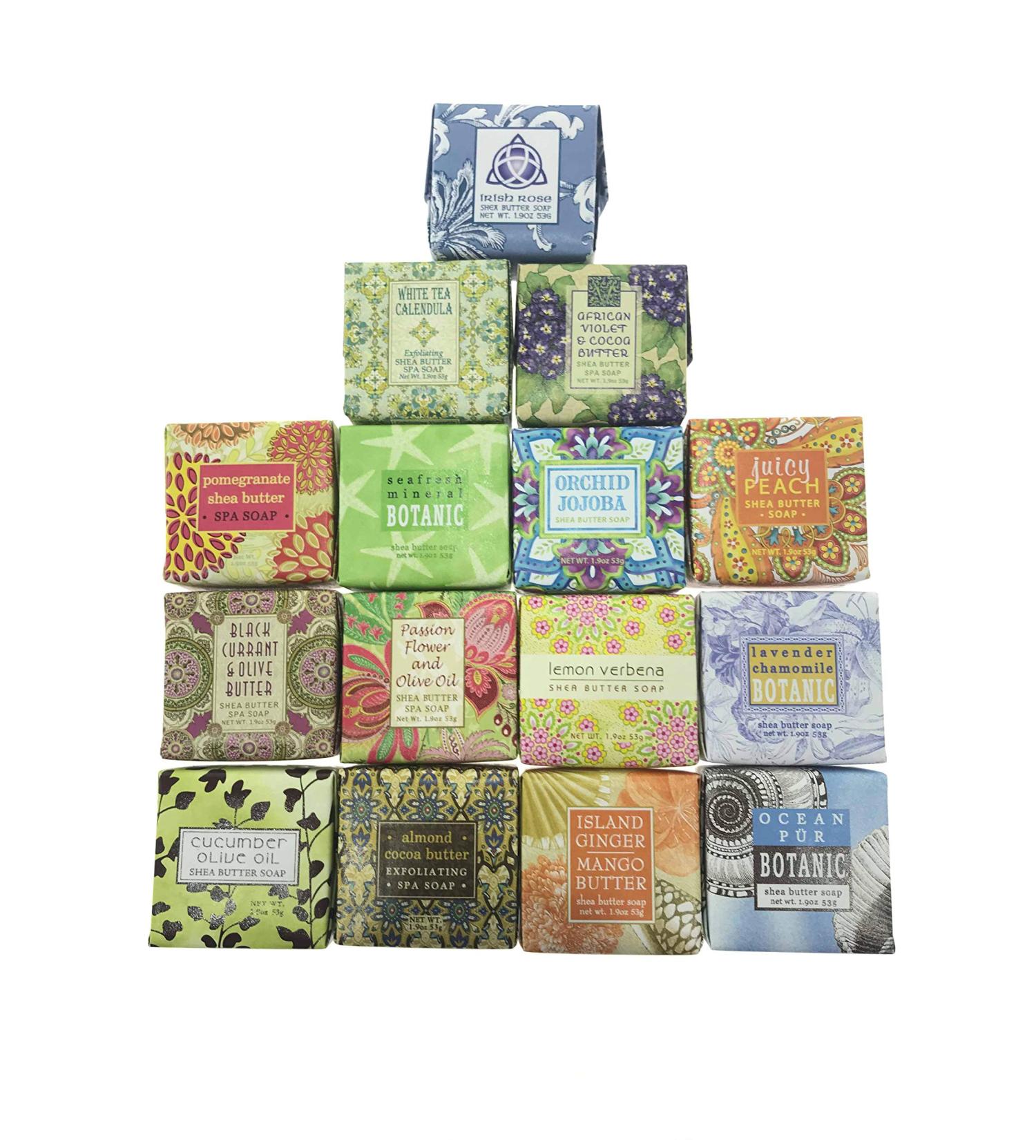 Buy Soap Sampler Assorted 15-Pack - Shea Butter & Essential Oils | Natural Extracts for International Shipping - Buy Online on GoSupps.com