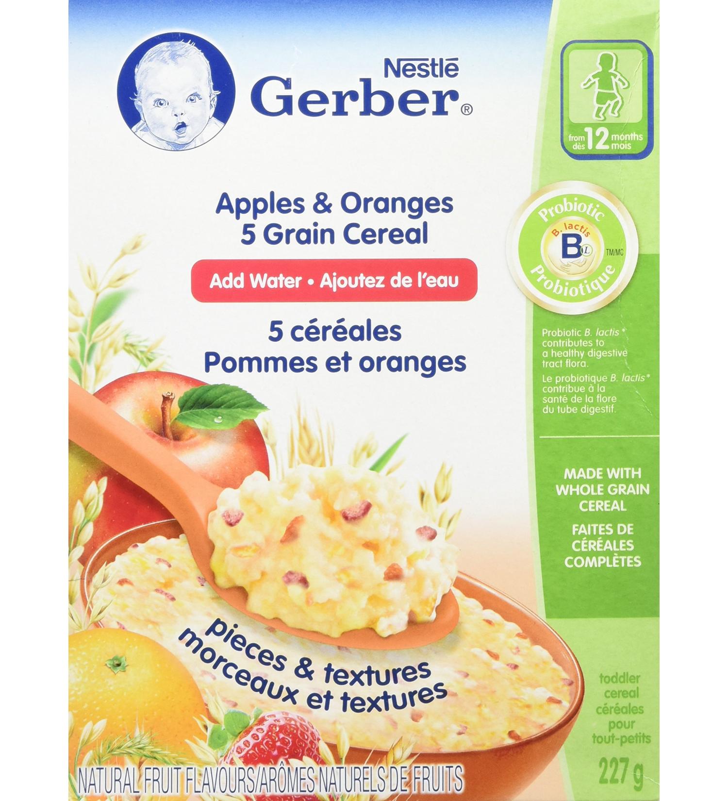 Gerber Gerber 5 Grain W/Apples & Oran - Buy Online on GoSupps.com