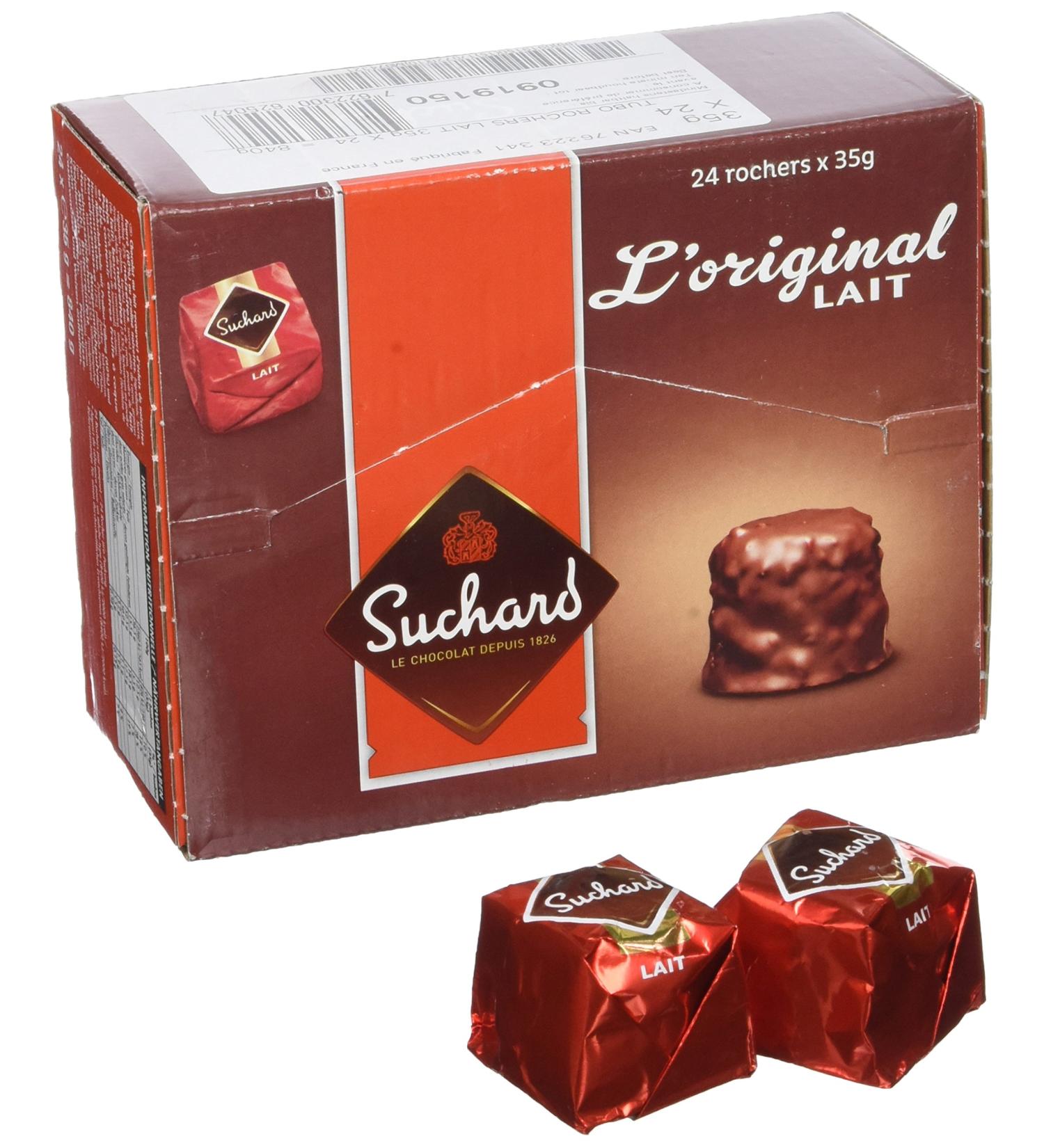 Mondelez Rocher Suchard Milk 35g x 24 Units - Pack of 8 - Buy Online on GoSupps.com