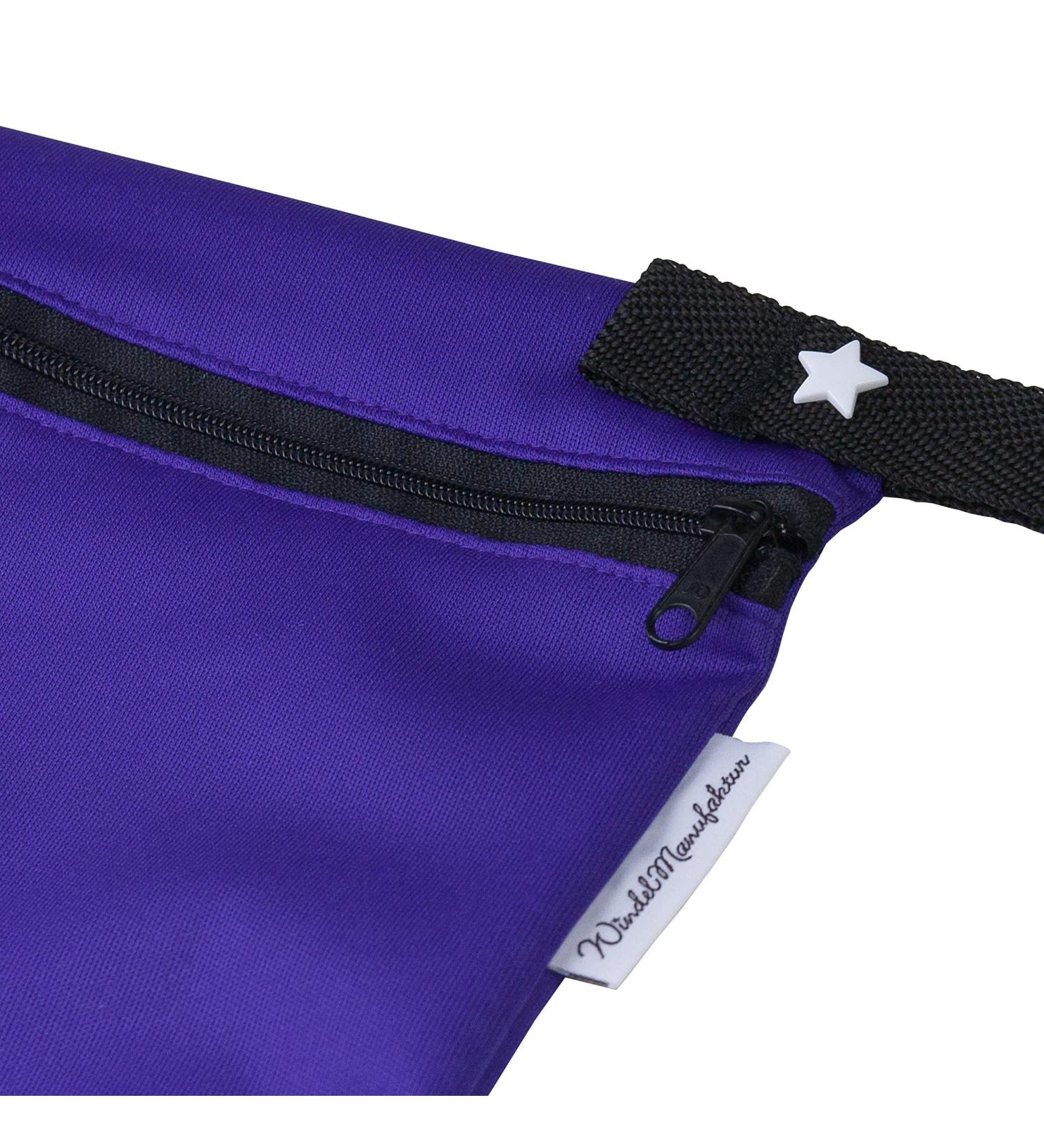 Windelmanufaktur Wetbag breathable and water-repellent wet bag - Made in Germany (large plum) large plum