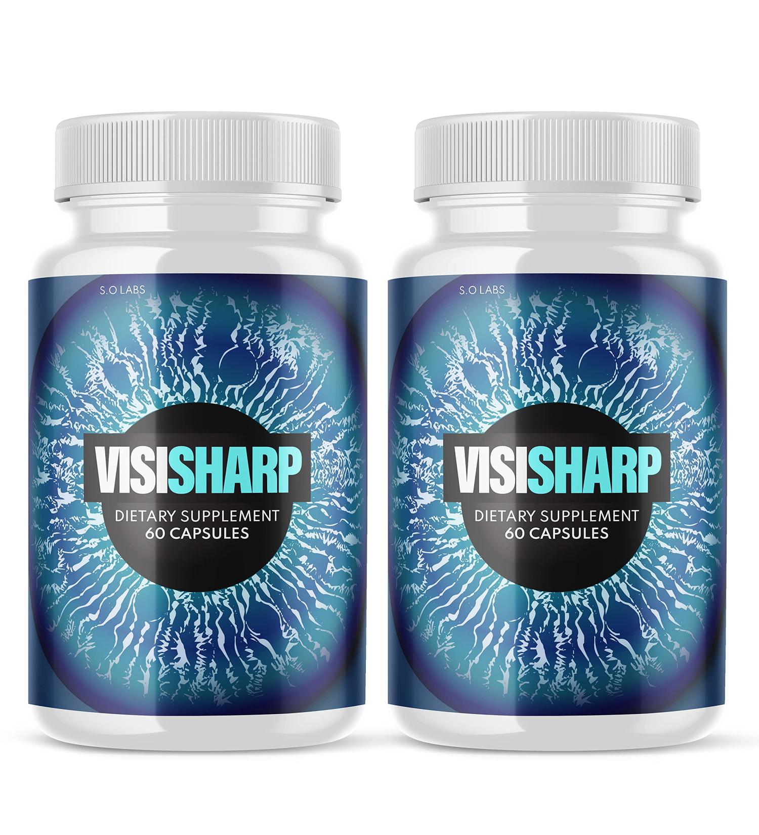 Visisharp Advanced Eye Health Formula for Eyes - 2 Pack | Improve Vision & Eye Health - Buy Online on GoSupps.com