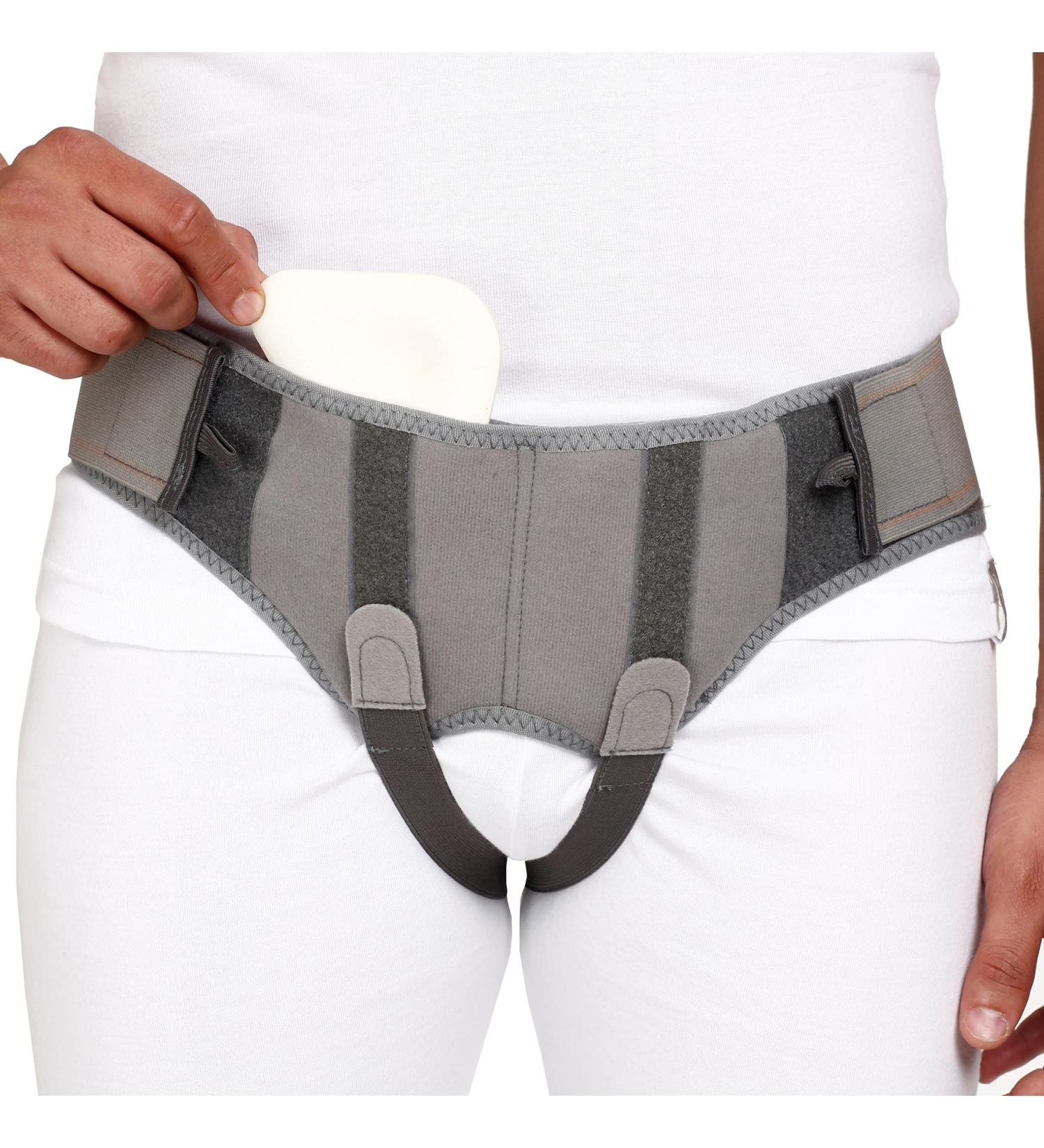 Hernia Belt for Inguinal Support | TYNOR Adjustable Truss with Compression Pads for Surgery & Injury Recovery - XL - Buy Online on GoSupps.com