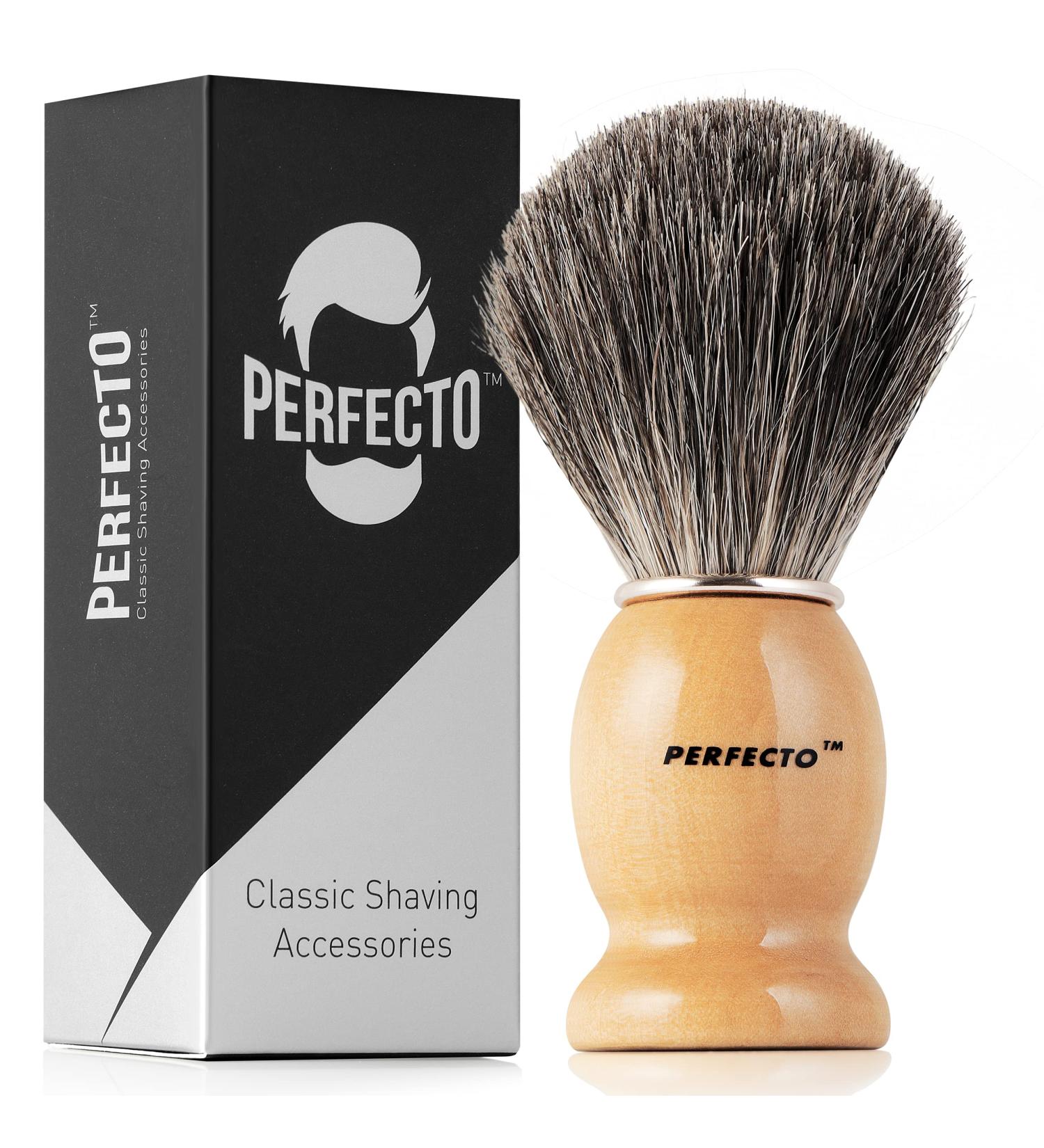 Synthetic Bristles Shaving Brush For Men Engineered for The Best Shave of Your Life. Shaving Brush - Shave Brush for Wet Shave for Safety Razor Double Edge Razor Straight Razor Shaving Razor Brown Original - Buy Online on GoSupps.com