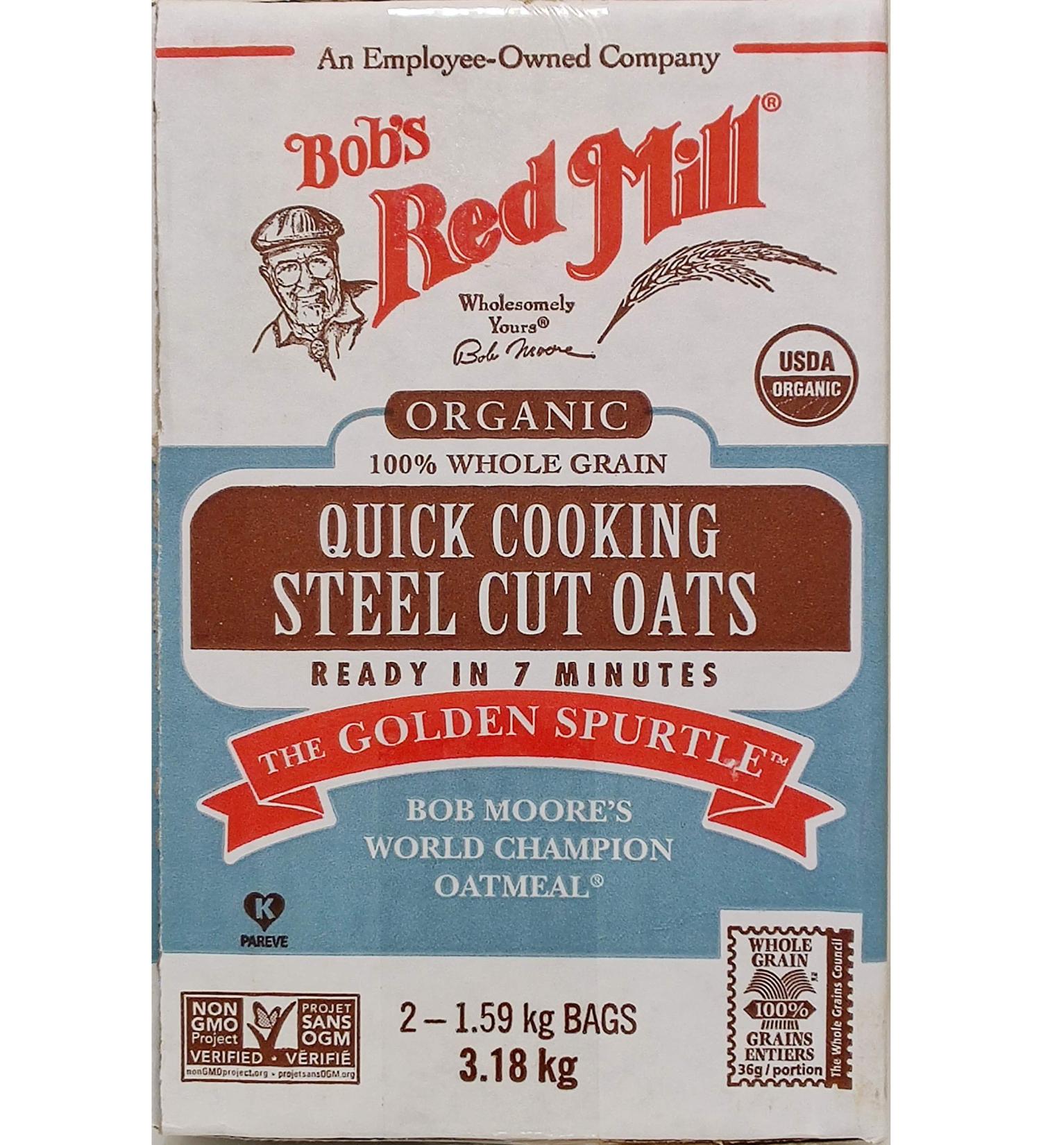 Bob's Red Mill Steel Cut Oat 3.17 Kg - Buy Online on GoSupps.com