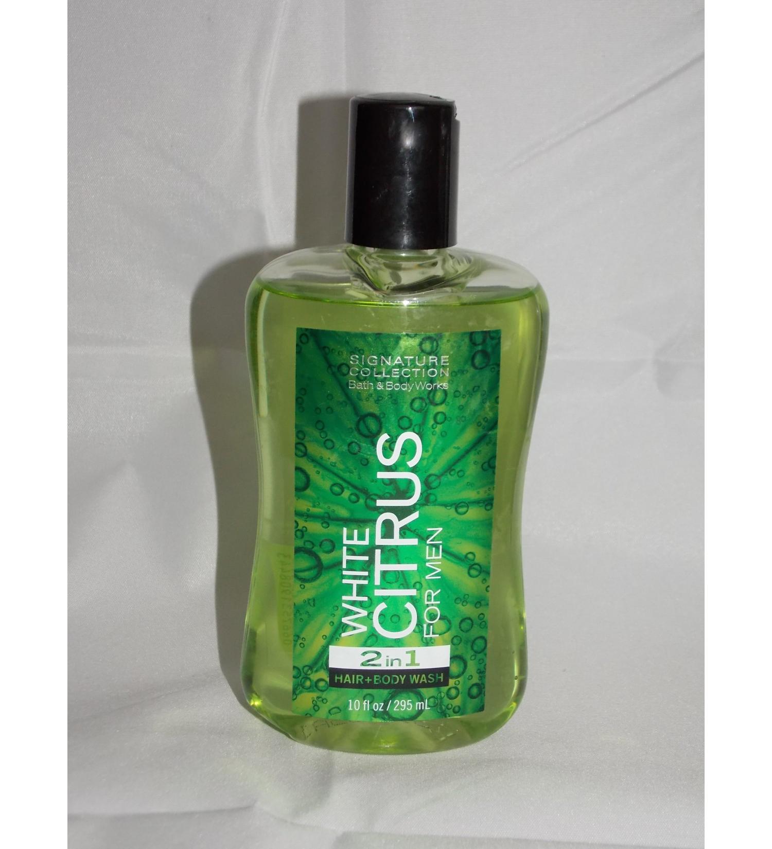 Bath and Body Works New White Citrus for Men 2in1 Hair and Body Wash 10 Oz