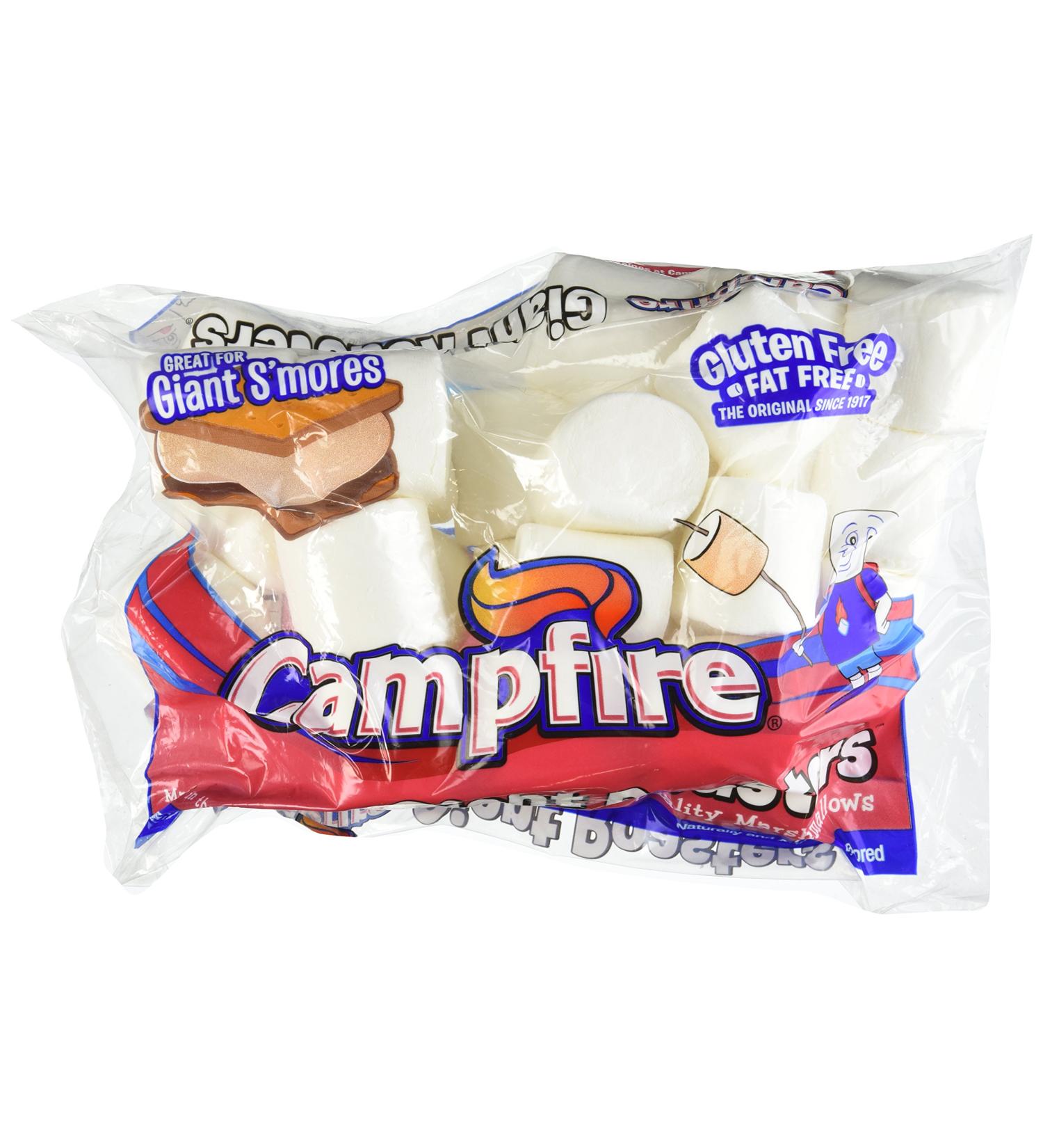 Campfire Premium Extra Large 2 Inch Marshmallows - 28oz Bag, 2-Pack - 1.75 Pound Each - Buy Online on GoSupps.com