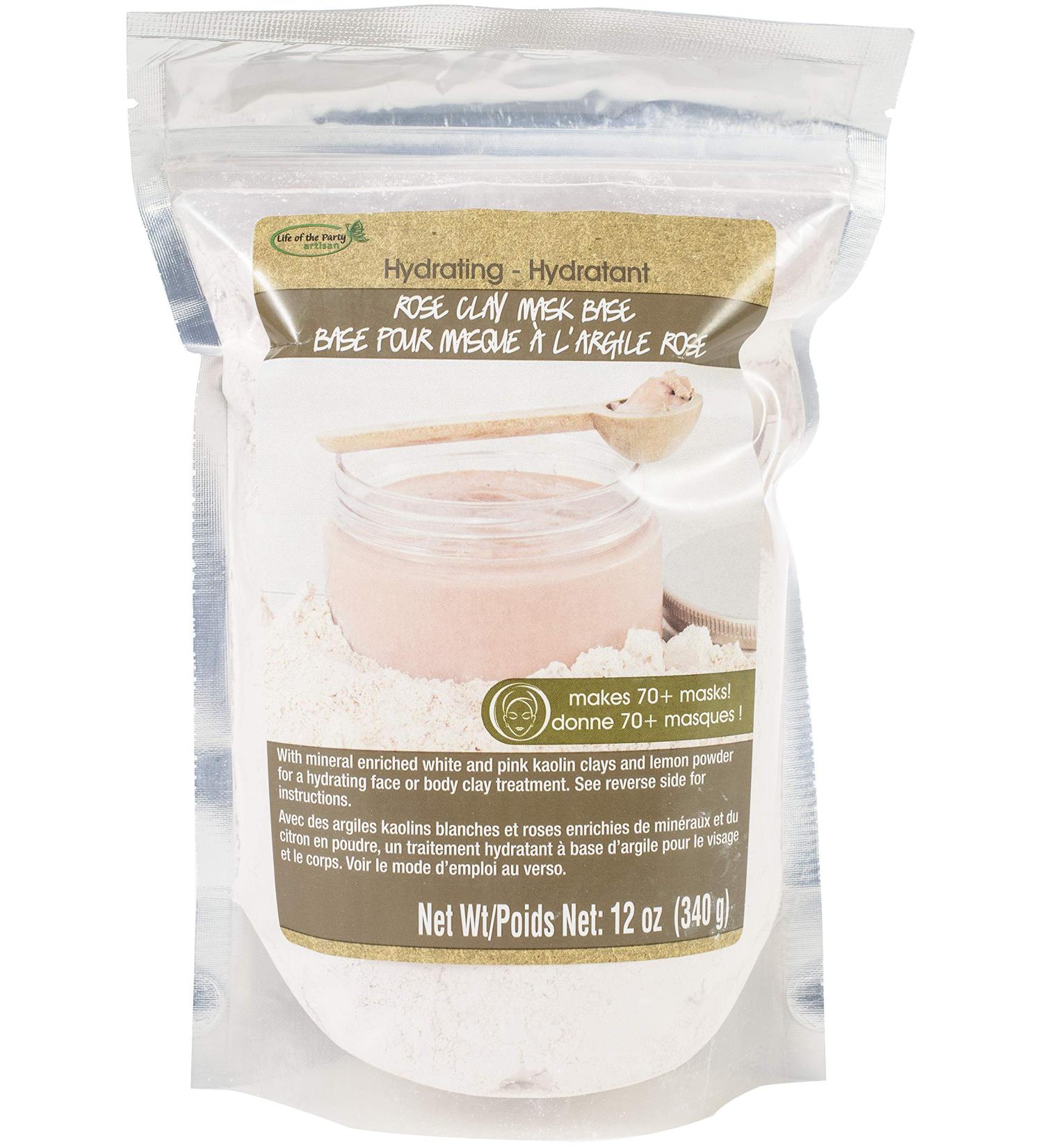 Life of the Party Clay Mask Base 12oz - Nourishing Rose Hydration | International Shipping Available - Buy Online on GoSupps.com