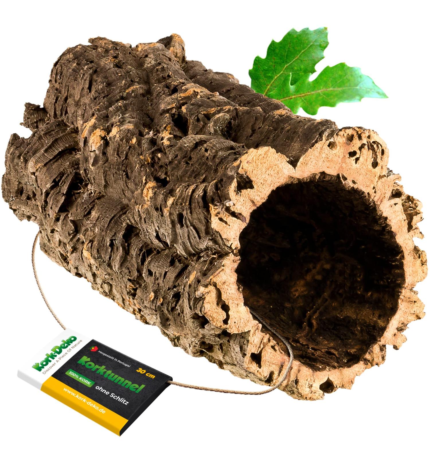Cork Bark Tube 30 cm (Rodent Reptile Vivarium) cork wood tree oak 11-14 cm | cleaned & sanitised - Buy Online on GoSupps.com