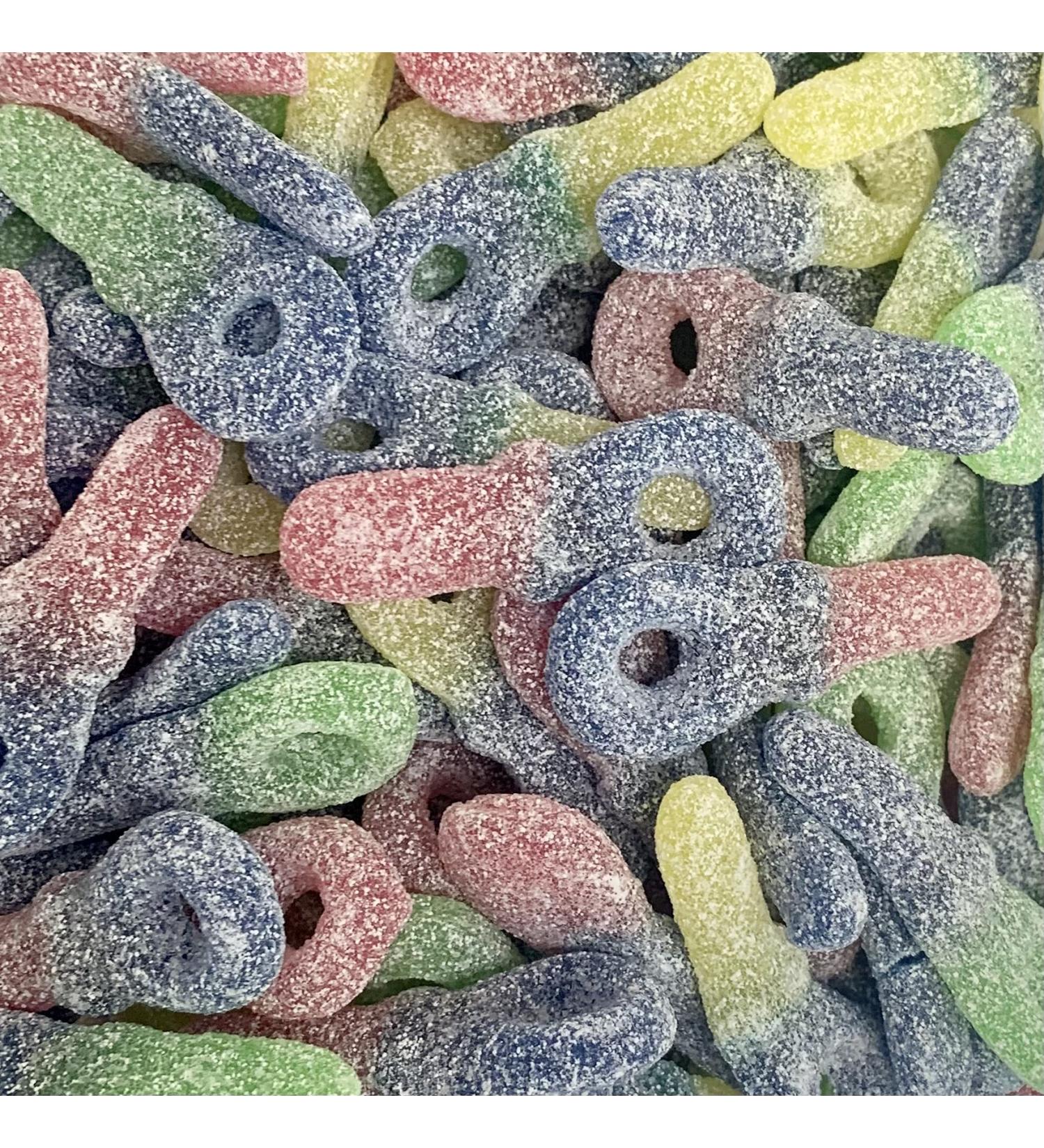 Tongue Painting Fizzy Dummies Victorian Gift Jar by The Gourmet Sweet Company