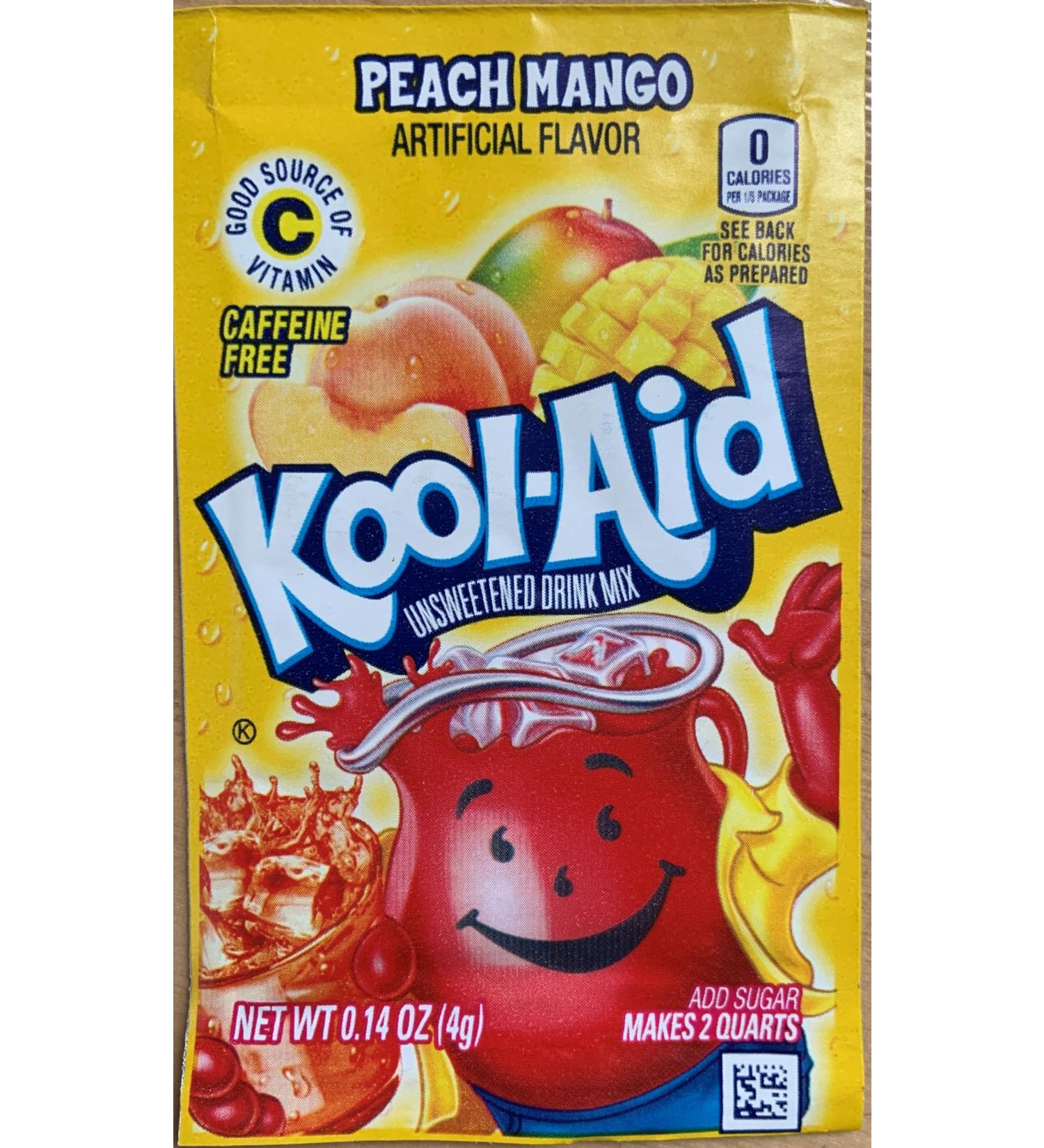 Kool Aid Peach Mango Unsweetened Drink Mix 4g | Pack Of 6