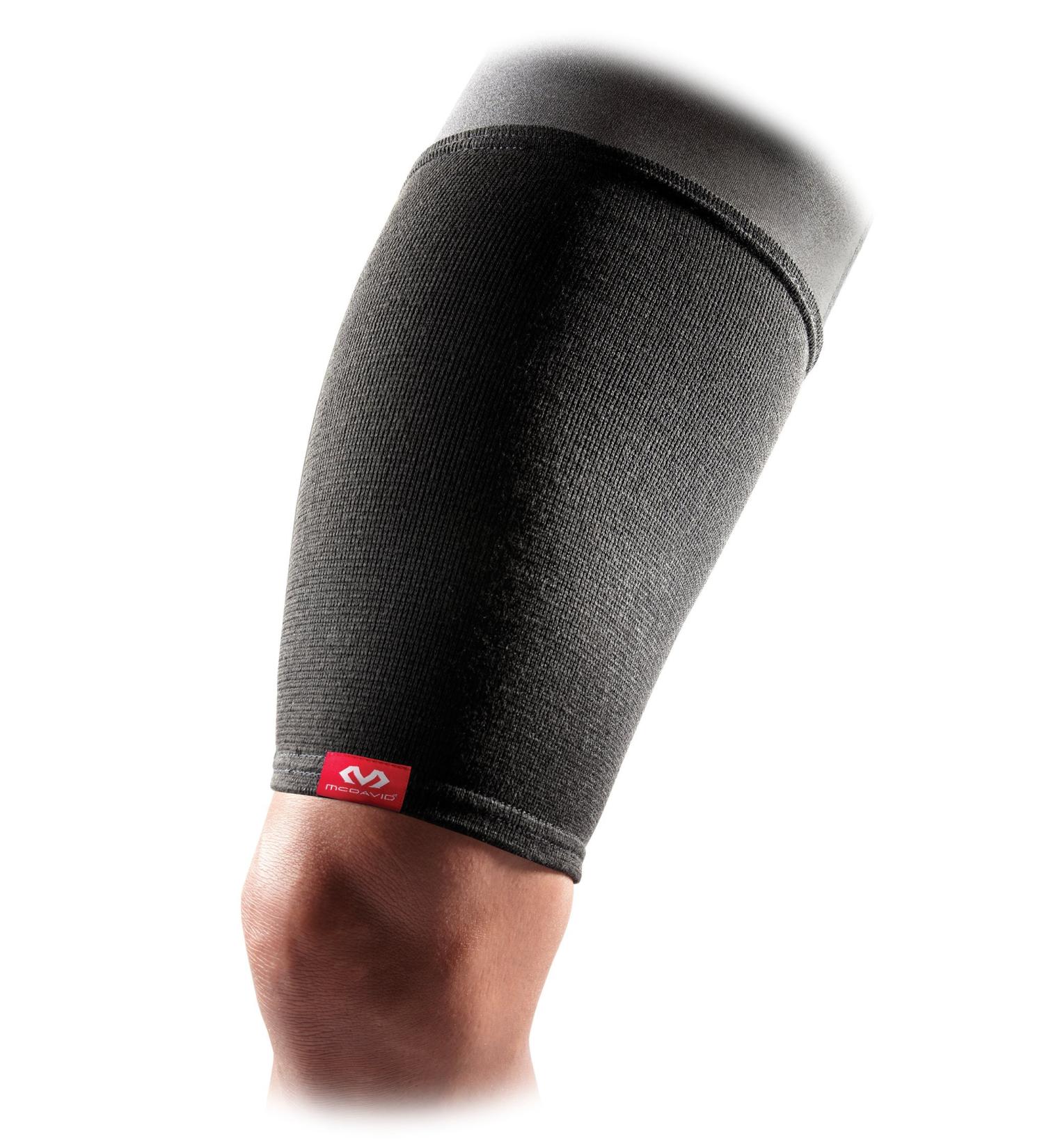McDavid 514R Level 1 Elastic Thigh Sleeve, Black , Medium