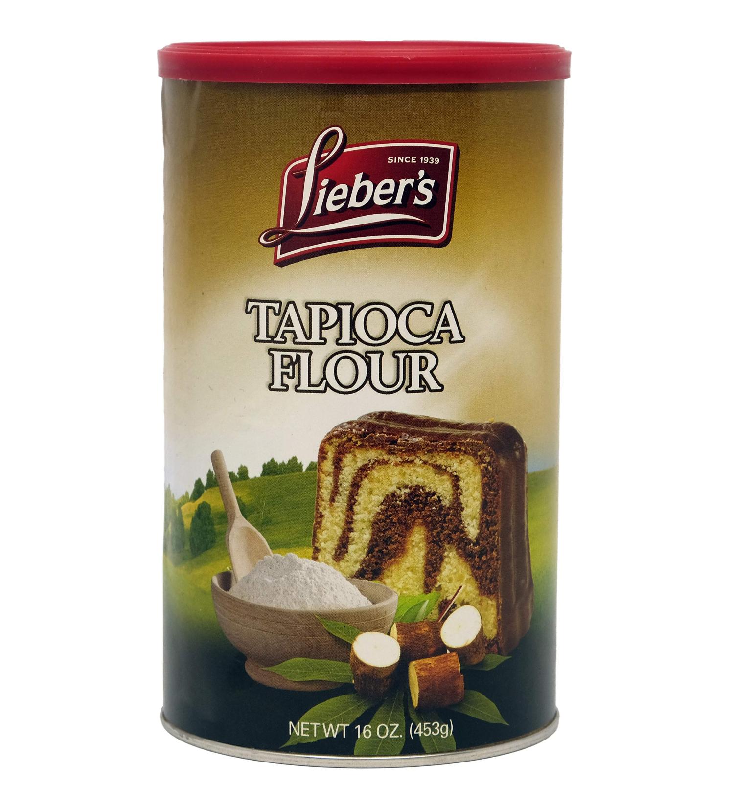Lieber's Tapioca Flour Starch Gluten-Free, Kosher For Passover, 16 Ounce Resealable Canister