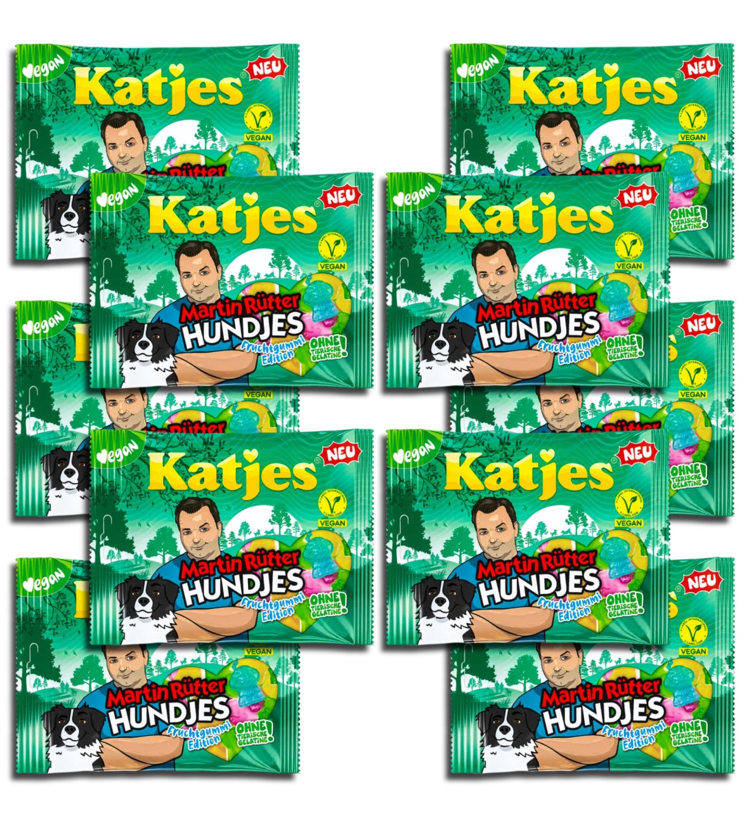 Katjes Pack of 10 Katjes Martin fruit-flavored gummies 10 x 175 g