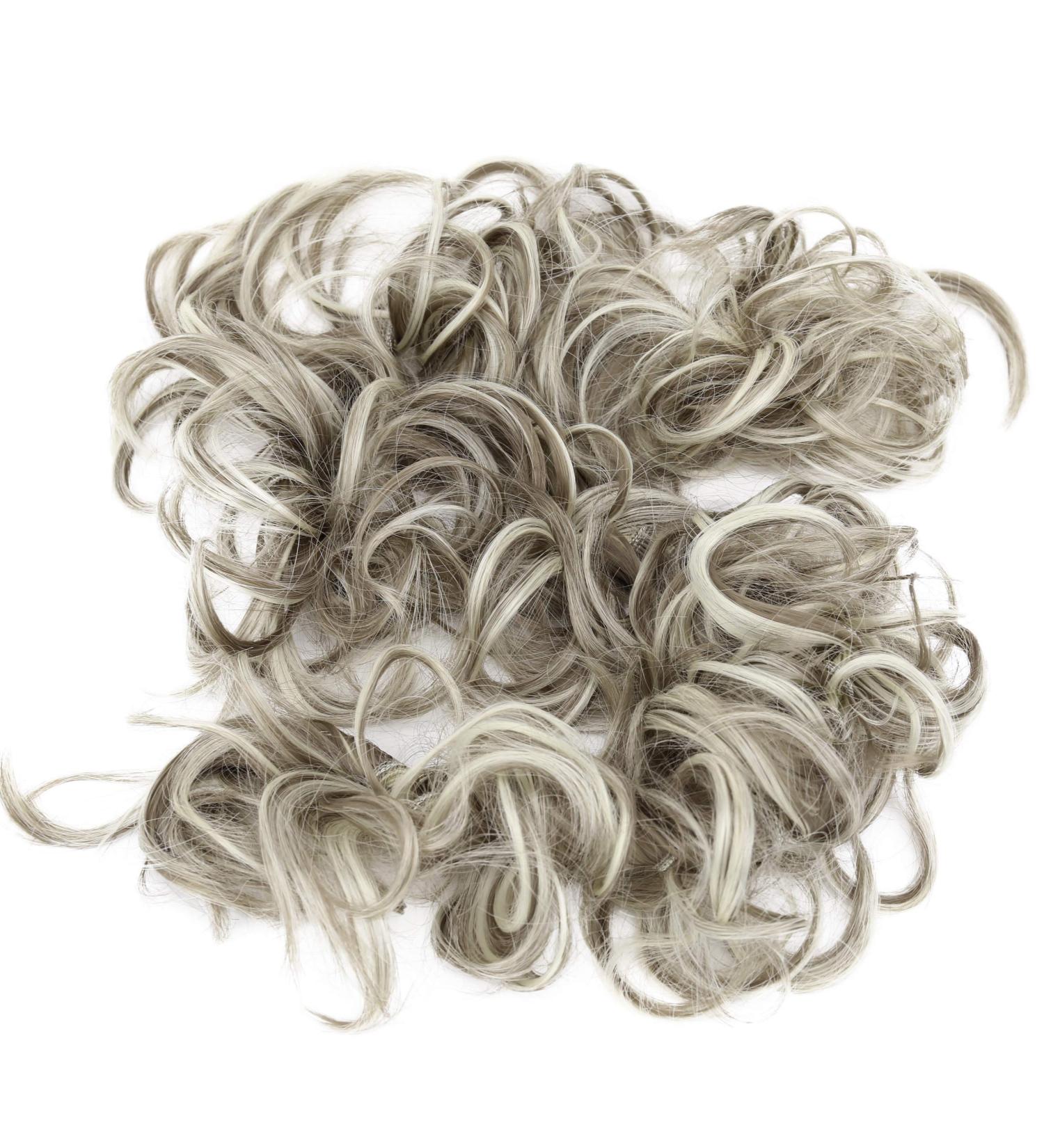 CAISHA XXL Hairpiece Scrunchy Updo Voluminous Curly Messy Bun Dirty Blonde Mix #18TH613A HW38 - Buy Online on GoSupps.com