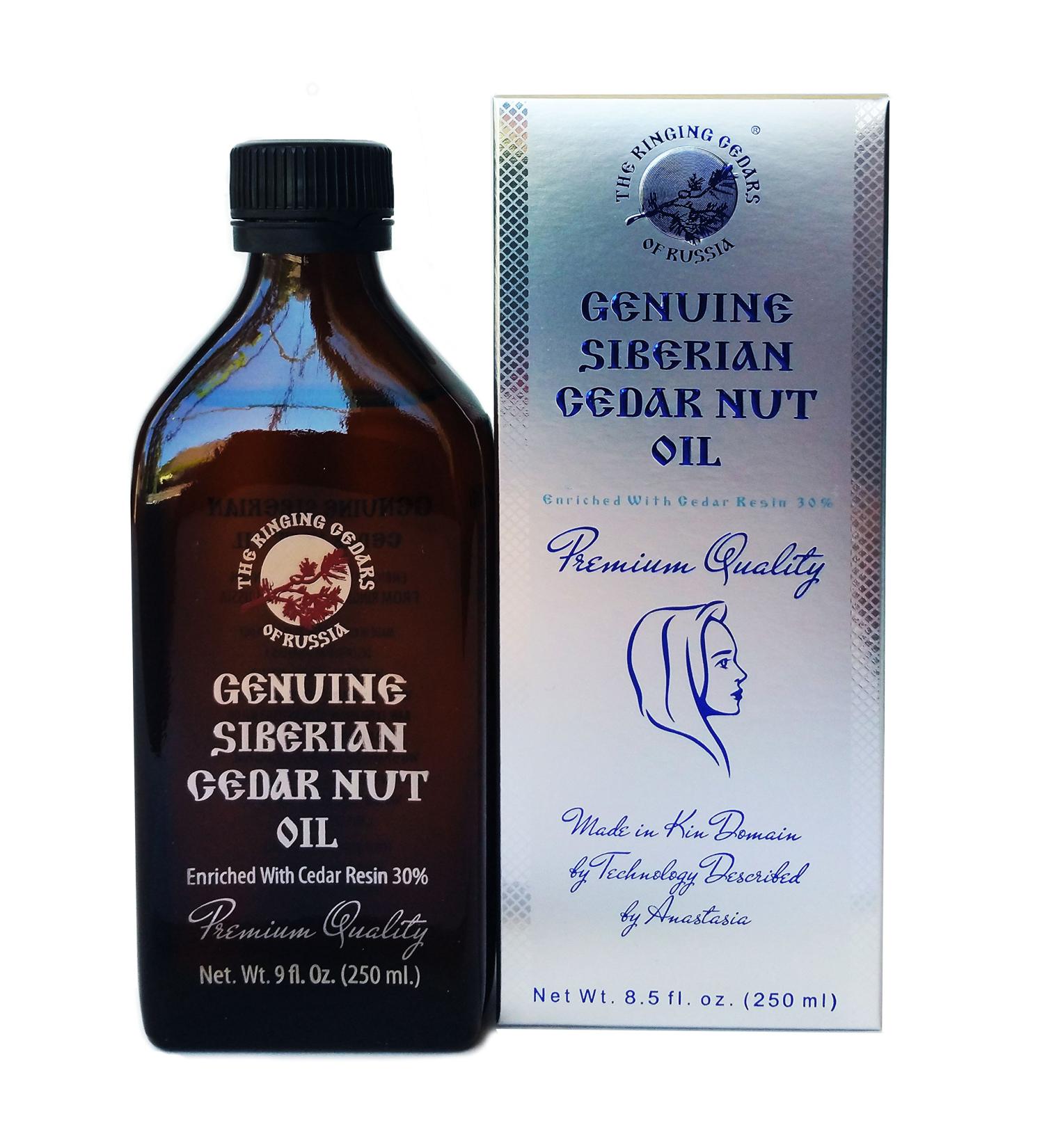 High-Quality Unfiltered Cedar Oil 250ml | First Cold Pressed & Enriched with 30% Siberian Cedar Resin - Buy Online on GoSupps.com