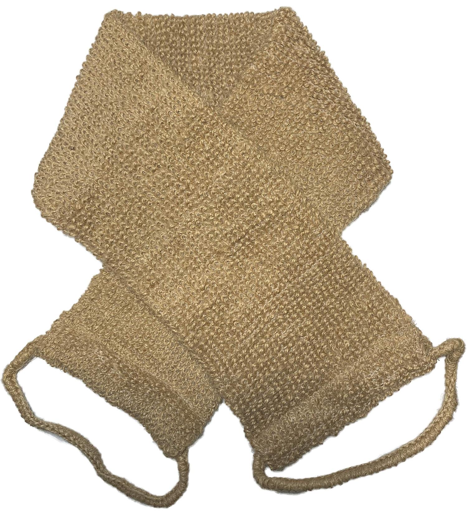 Large Natural Exfoliating Hemp Back Scrubber for Men and Women - Deep Clean & Invigorate Skin - Machine Washable - Double Sided - Buy Online on GoSupps.com