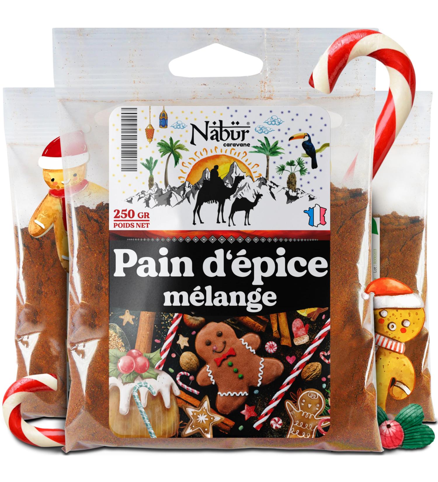 Nab r - 250gr M lange Pain d' pices Pr paration Pain d' pices et Petit bonhomme en pain d' pices pices de No l Sans farine sans additifs (250 gr) 250 g (Lot de 1) - Buy Online on GoSupps.com