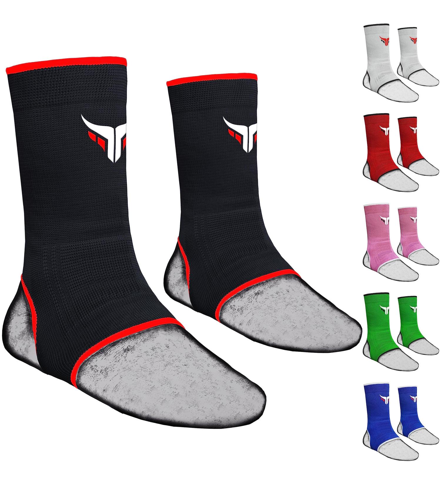 Mytra Muay Thai Ankle Support Kickboxing Brace for Sprain Pain Relief - Black L/XL - Buy Online on GoSupps.com