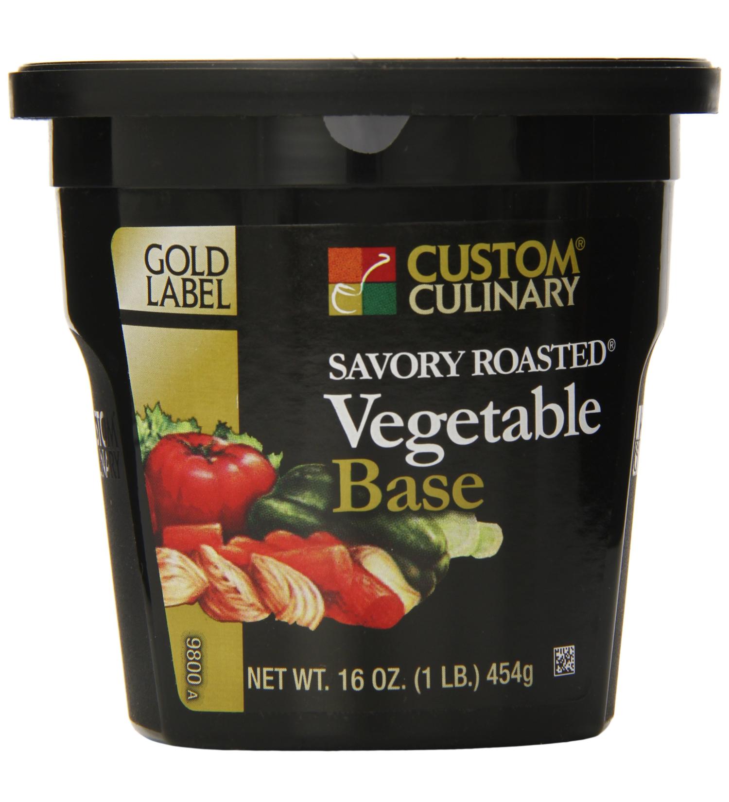 Custom Culinary Gold Label Roasted Vegetable Base - 1 Pound Pack - Buy Online on GoSupps.com