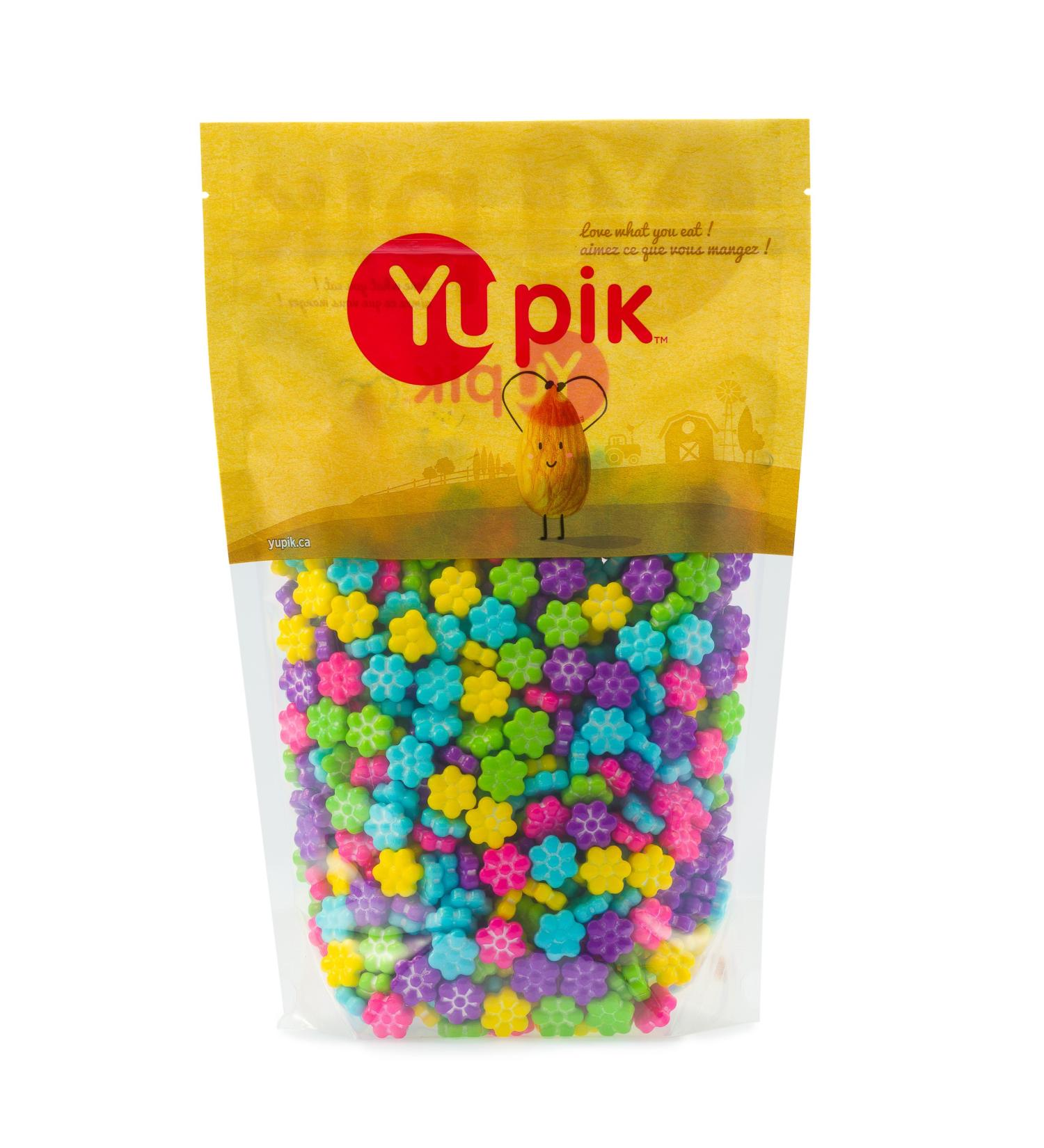 Yupik Flower Pressed Candies 1 kg Gluten-Free Kosher Sweet Flavor Flower-Shaped Treats Candy Machine Refills Fun & Nostalgic Delicious Snacks Ideal for Gifting Holidays & Baking - Buy Online on GoSupps.com