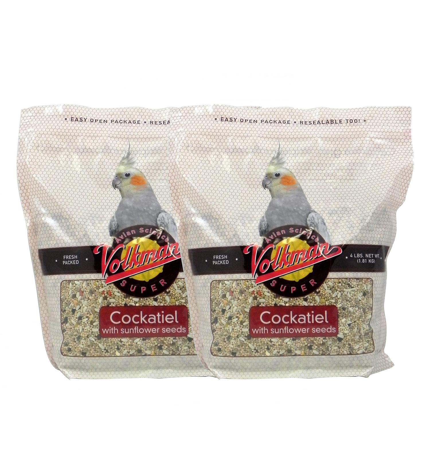 Avian Science Super Cockatiel with Sunflower 4lb. 2 Pack