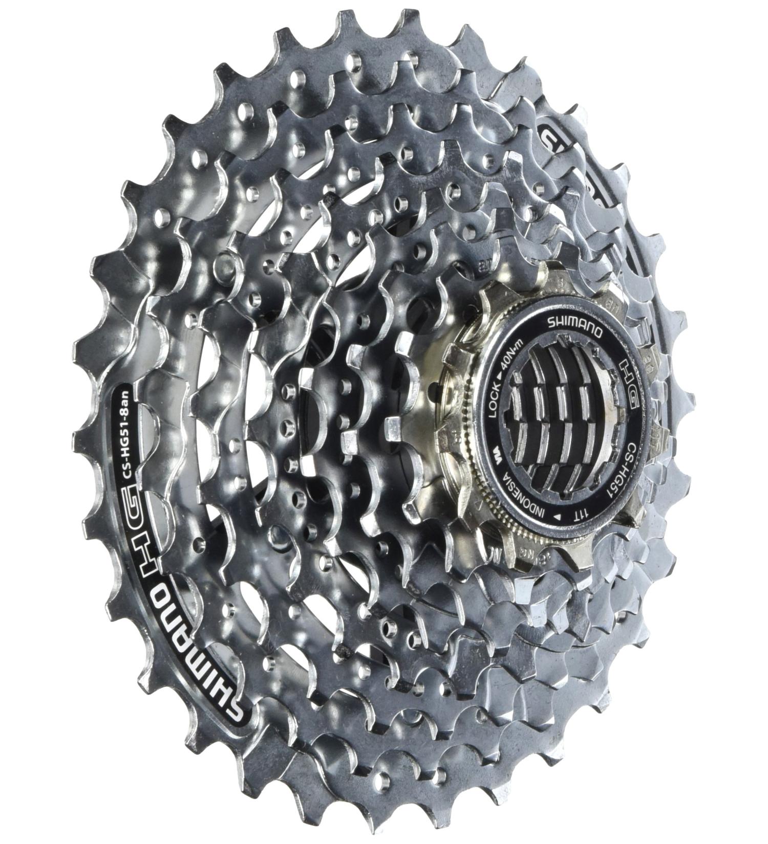 SHIMANO HG51 8-Speed Cassette 11-32T - High quality and durable cassette for smooth gear shifts - Buy Online on GoSupps.com
