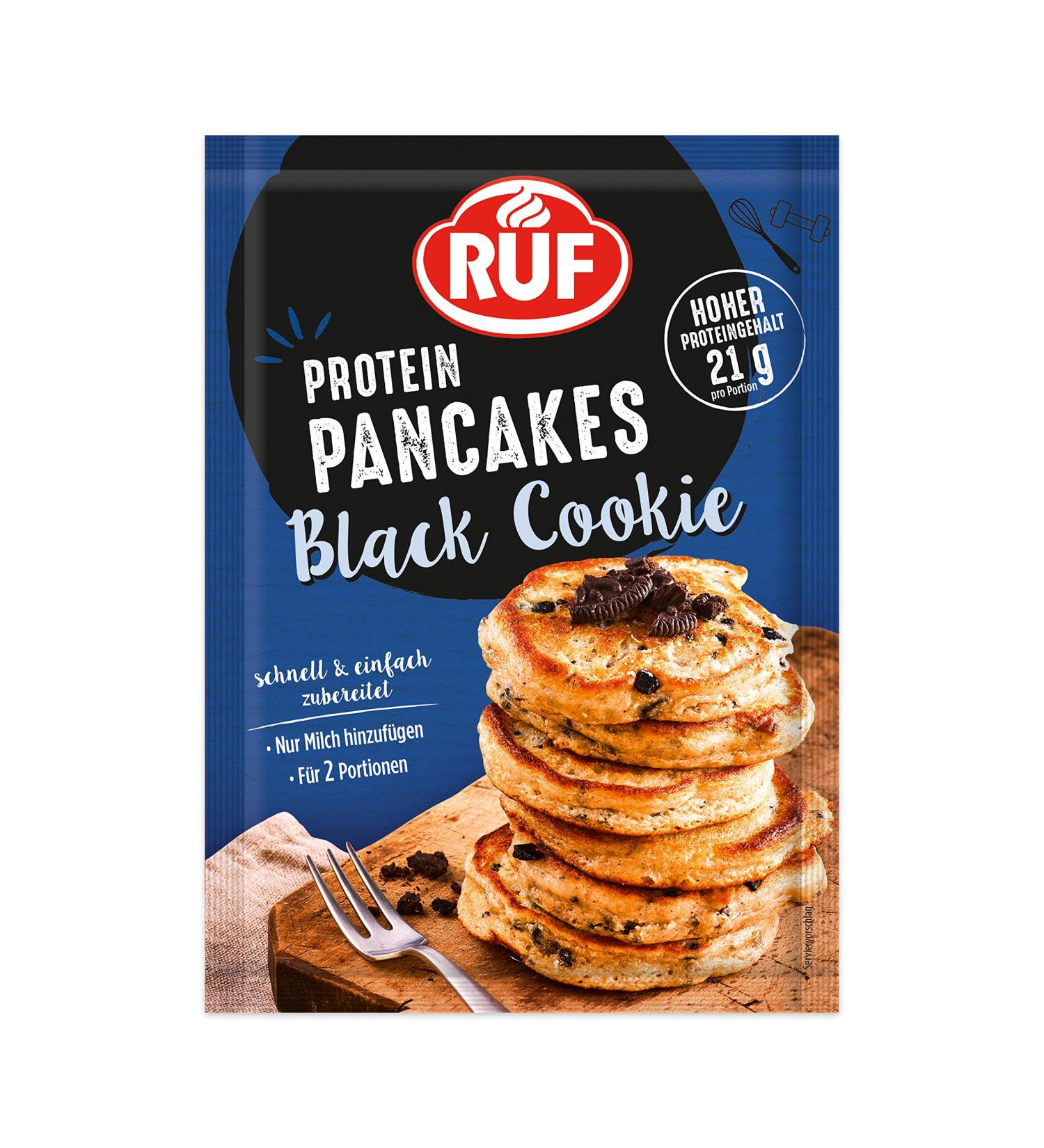 Buy Call Protein Pancakes Black Cookie - Fluffy High Protein Breakfast 150g Pack - Quick & Delicious Gourmet Treat - Buy Online on GoSupps.com