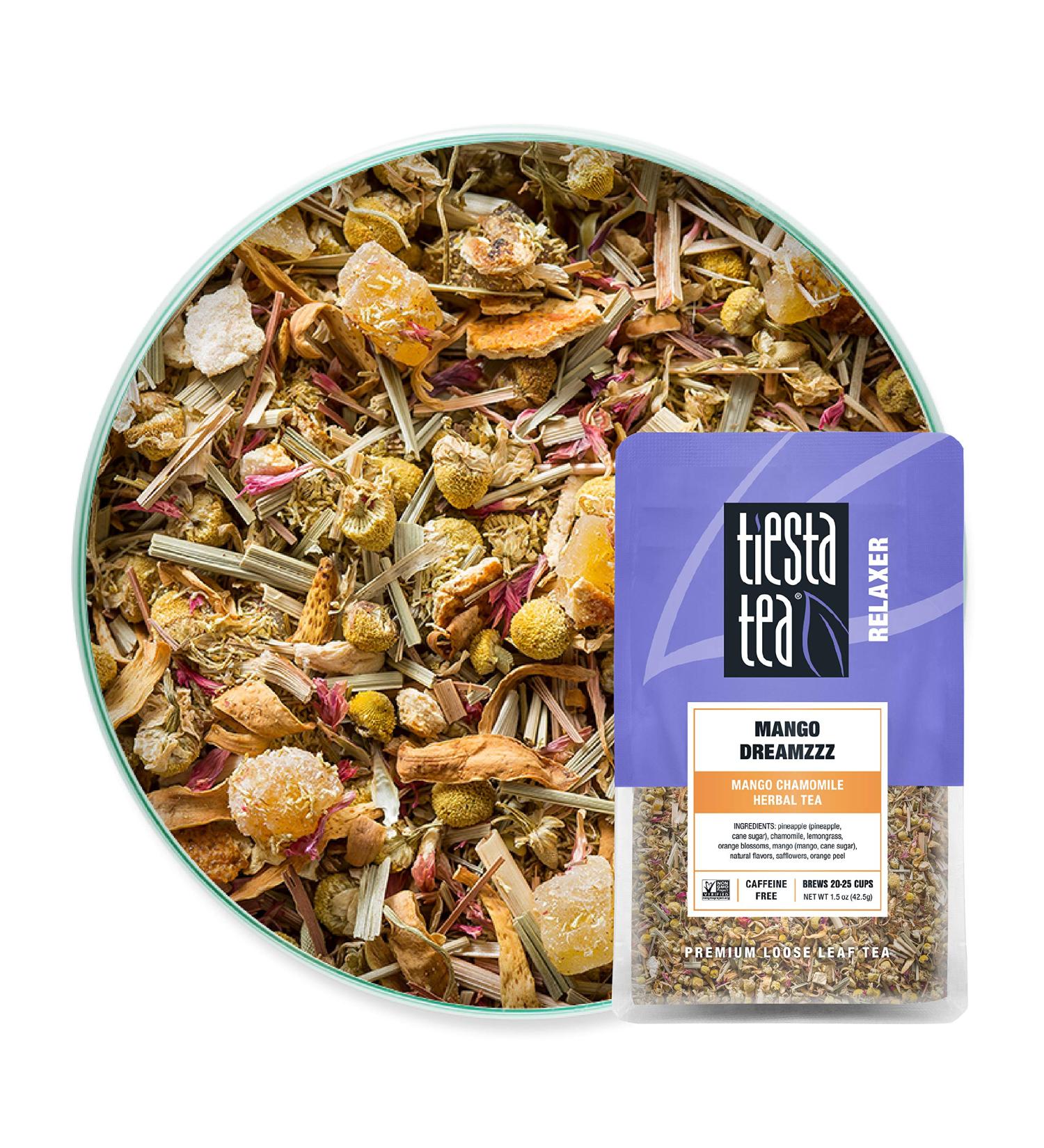 Tiesta Tea Mango Dreamzzz - Caffeine-Free Premium Loose Leaf Tea 1.5 oz - Buy Online on GoSupps.com