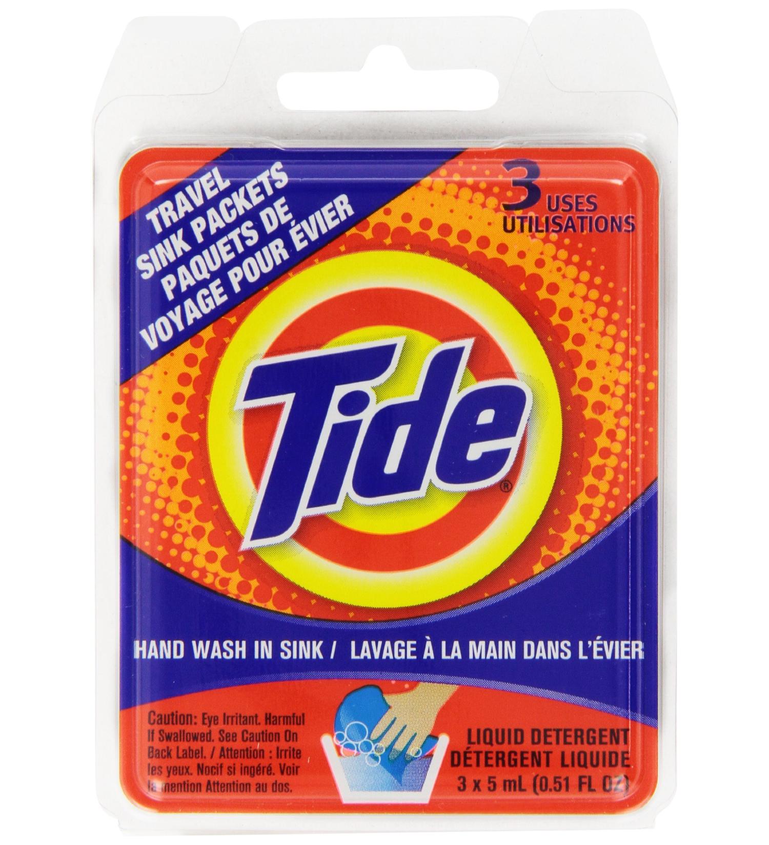 Tide Sink Pack Liquid Laundry Detergent - 12 Pack - 0.51 oz | International Shipping Available - Buy Online on GoSupps.com