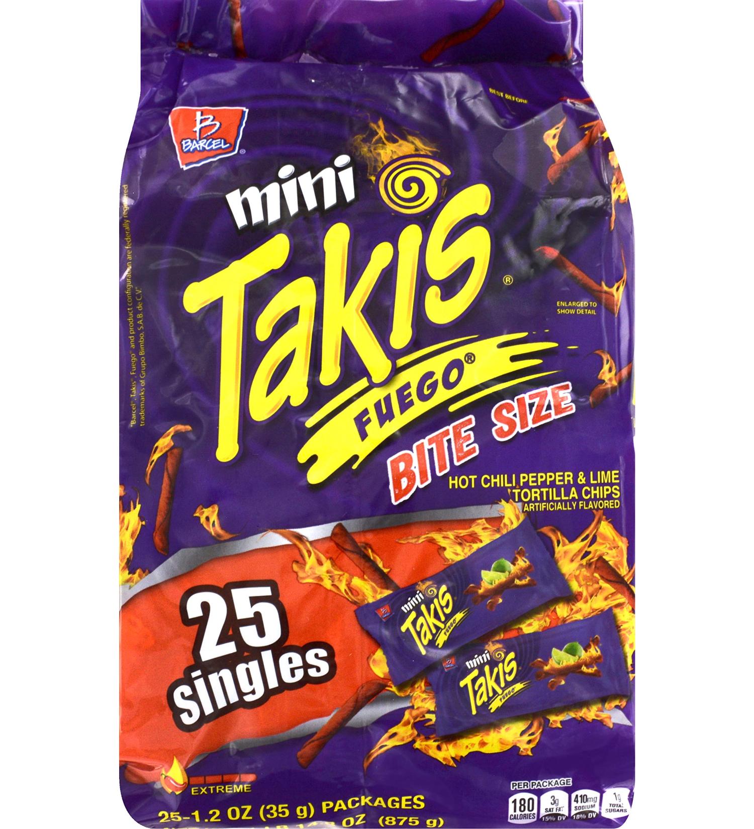 Takis Fuego Mini (25 Bags-1.2Oz) - Buy Online on GoSupps.com