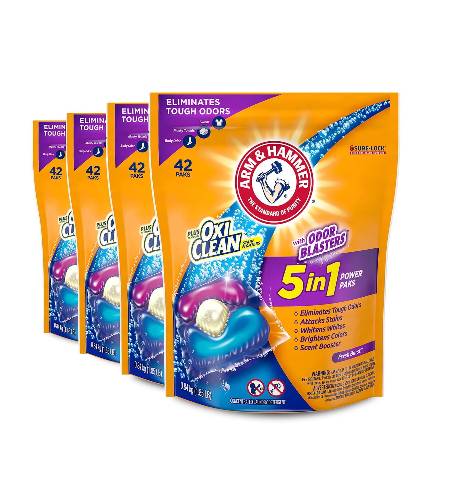 Arm & Hammer Plus Odor Blasters 5in1 168ct (4x42ct) - Pack of 4 - Buy Online on GoSupps.com