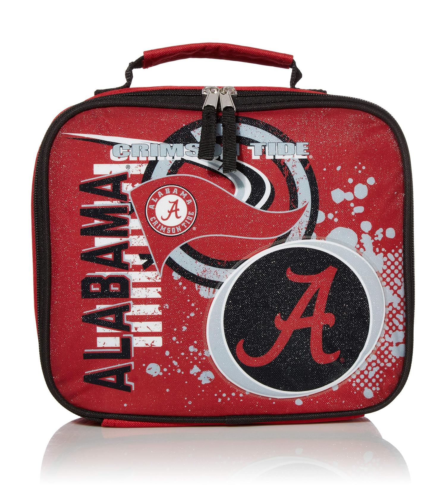 Officially Licensed NCAA Alabama Crimson Tide Accelerator Lunch Kit Bag - Multiple Colors - 10.5 x 8.5 x 4 | NCAA Fan Gear - Buy Online on GoSupps.com