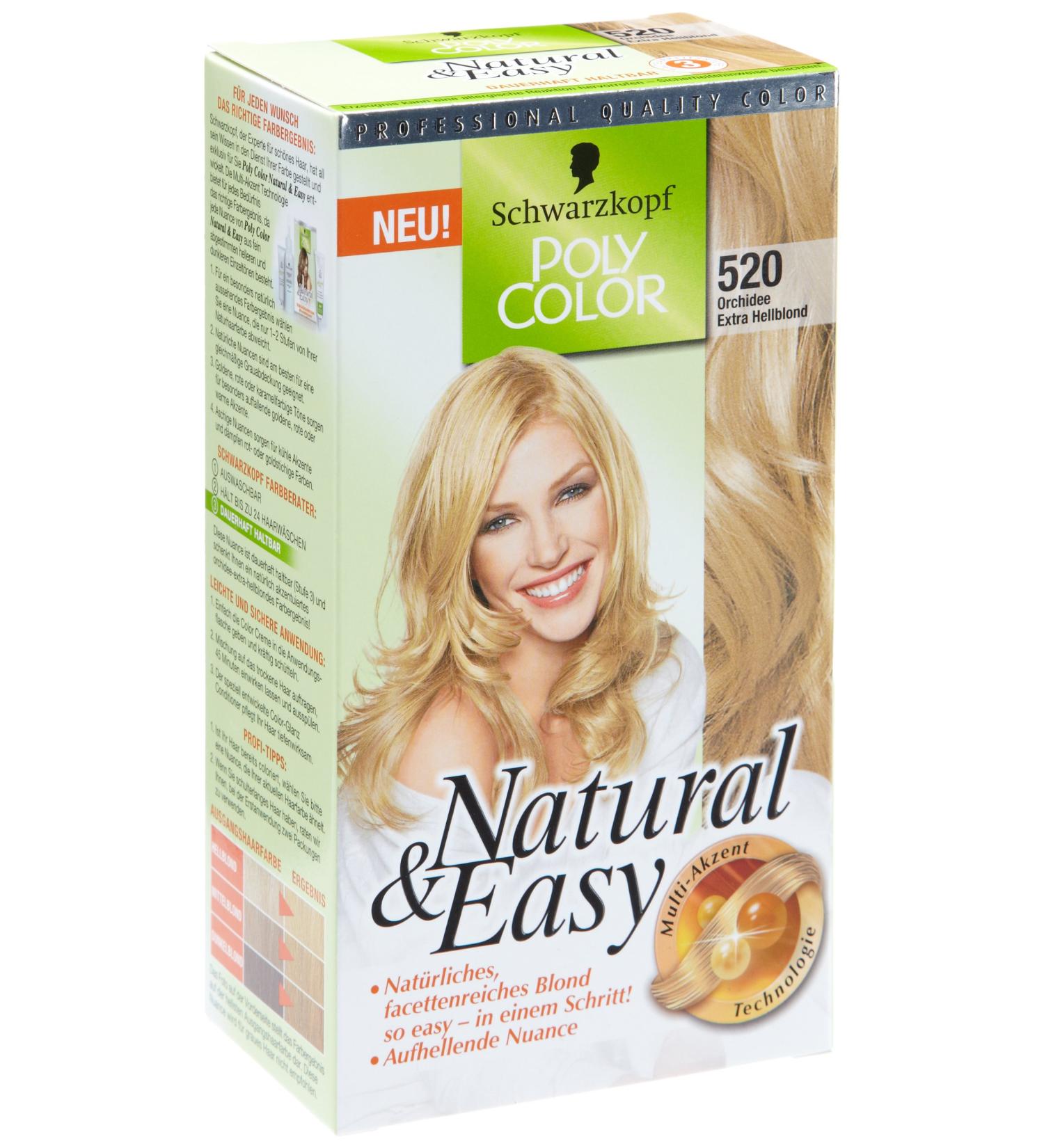 Schwarzkopf Poly Color Natural & Easy Orchid Extra Light Blonde 142.5 ml Pack of 2 (2 pieces)