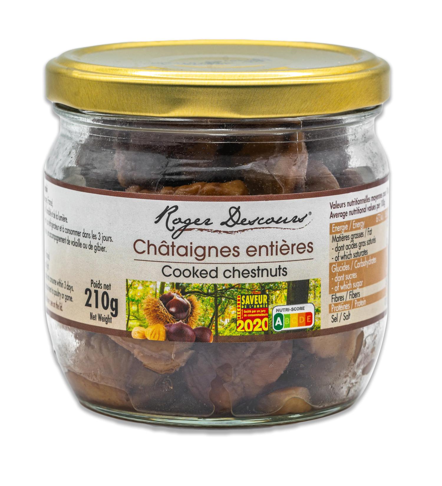 Buy Food-United Roasted Chestnuts 2x210g | Premium French Marroni for Soup & Puree | By Roger Descours - Buy Online on GoSupps.com