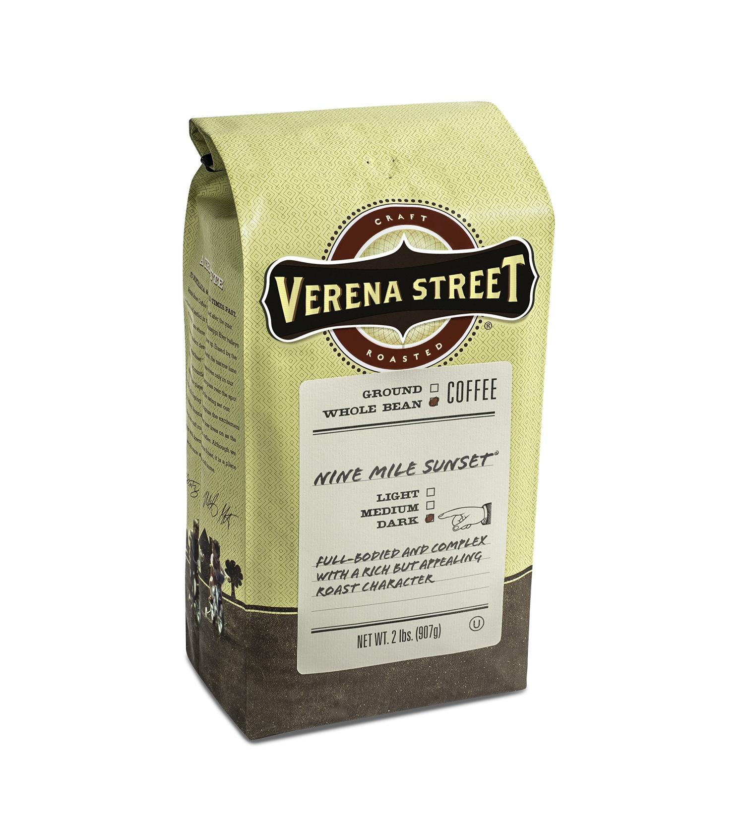 Verena Street Nine Mile Sunset Dark Roast Whole Bean Coffee - 2 lbs (907 g) - Buy Online on GoSupps.com