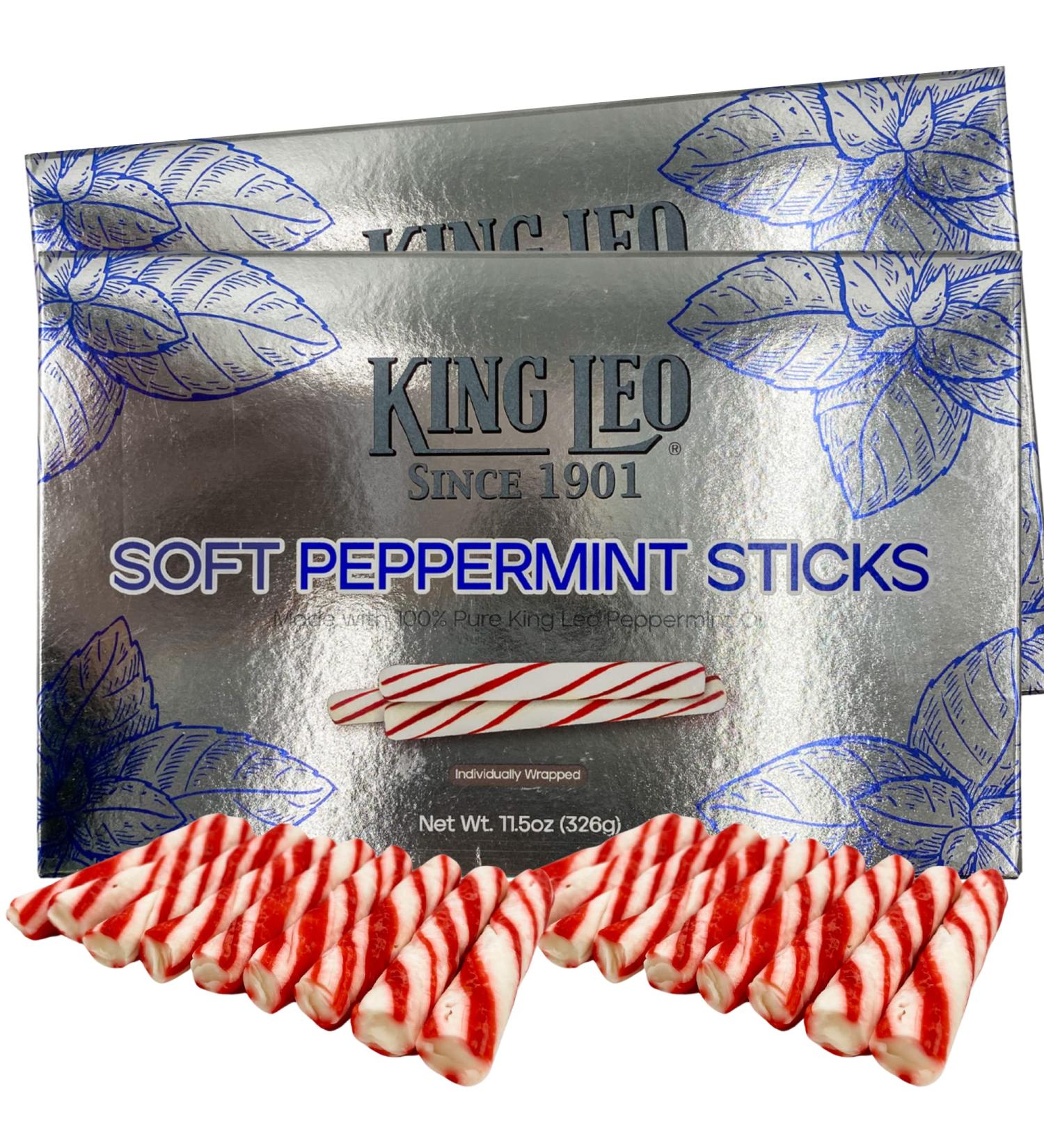 Christmas 2022 Old Fashion Soft Peppermint Sticks Hot Chocolate Edible Stir Stick and Accessories 11.5 Ounces Pack of 2 - Buy Online on GoSupps.com