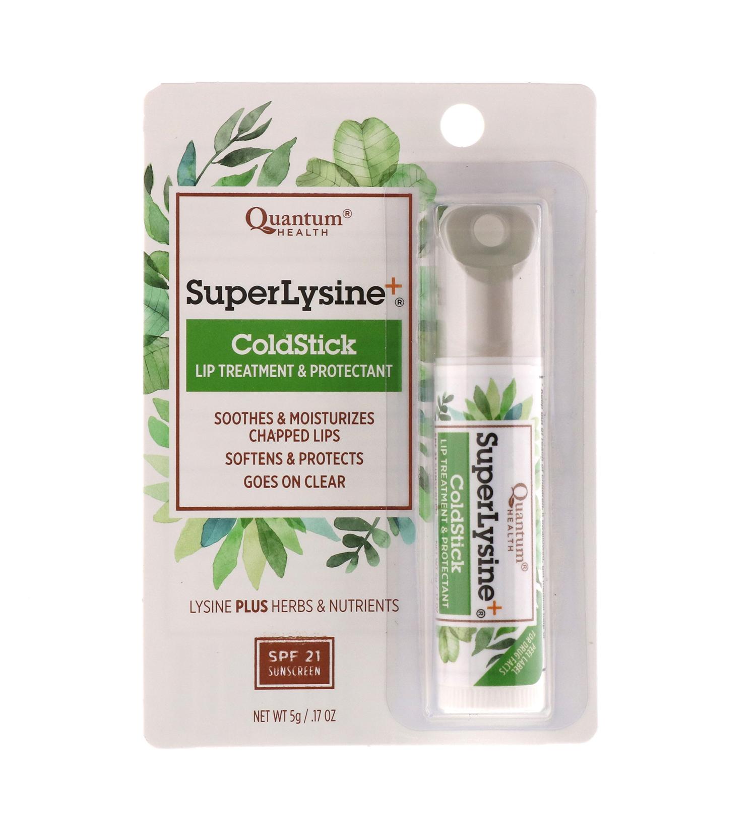 Quantum Health Lysine+ Coldstick SPF 21 0.17 Ounces (Pack of 2) - Buy Online on GoSupps.com
