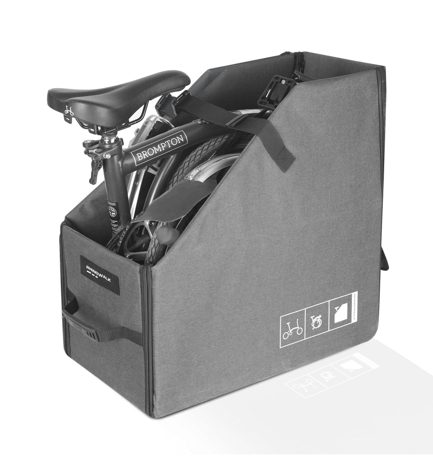 Rhinowalk Folding Wheel Storage Box | Foldable Bicycle Travel Bag - 14-16 inch | Compact & Durable Storage Solution - Buy Online on GoSupps.com