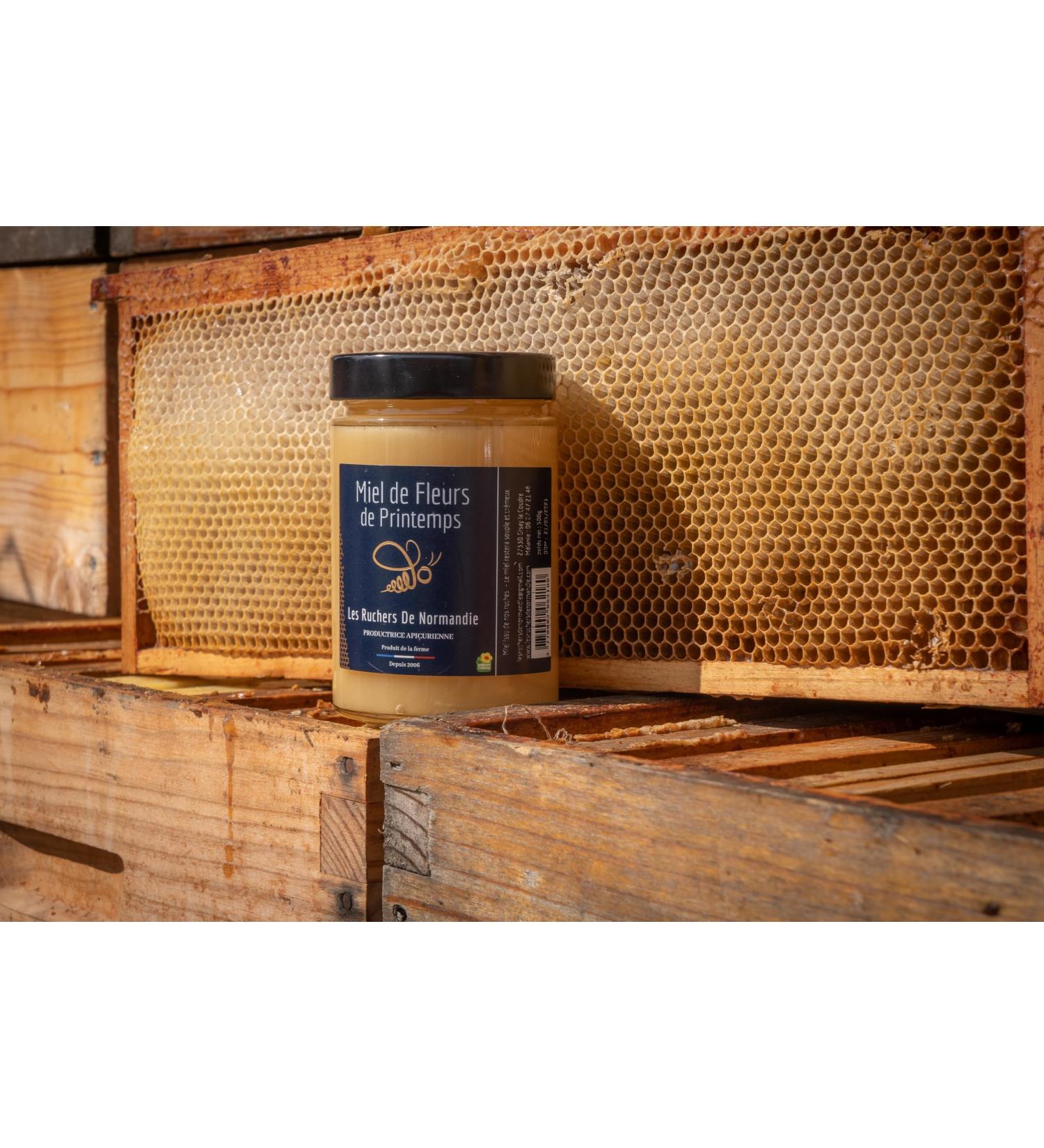 Creamy Spring Flower Honey 500g - Buy Online on GoSupps.com